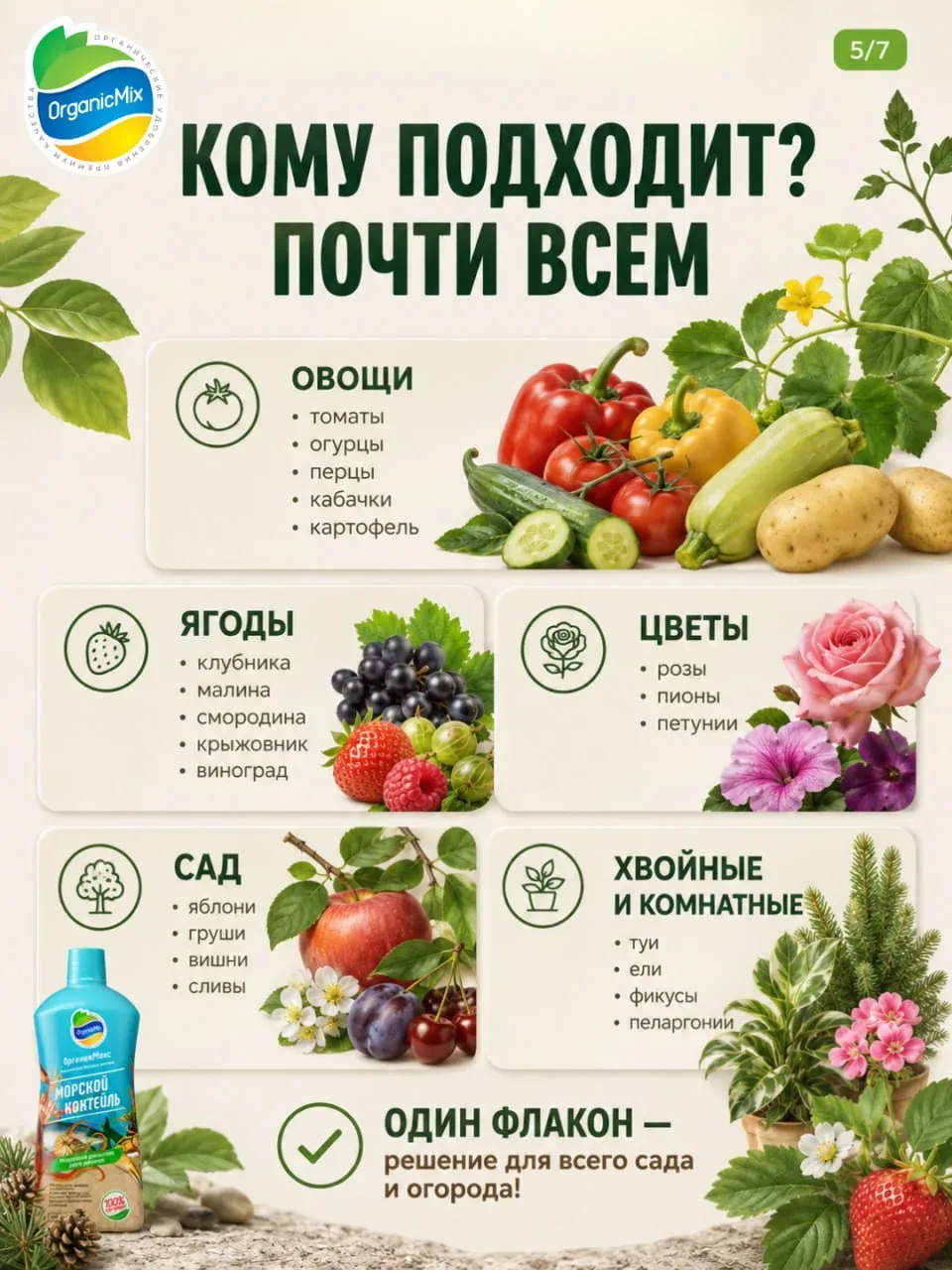 🐟 Четверг — рыбный день в ОрганикМикс  Если после высадки культуры остановились в развитии, это приз