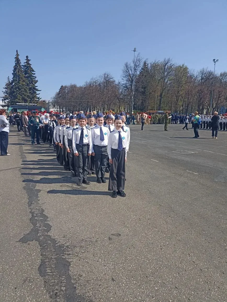 🇷🇺 6 мая младшие участники команды Патриот 16 приняли участие в областном смотре строя и песни "Марш