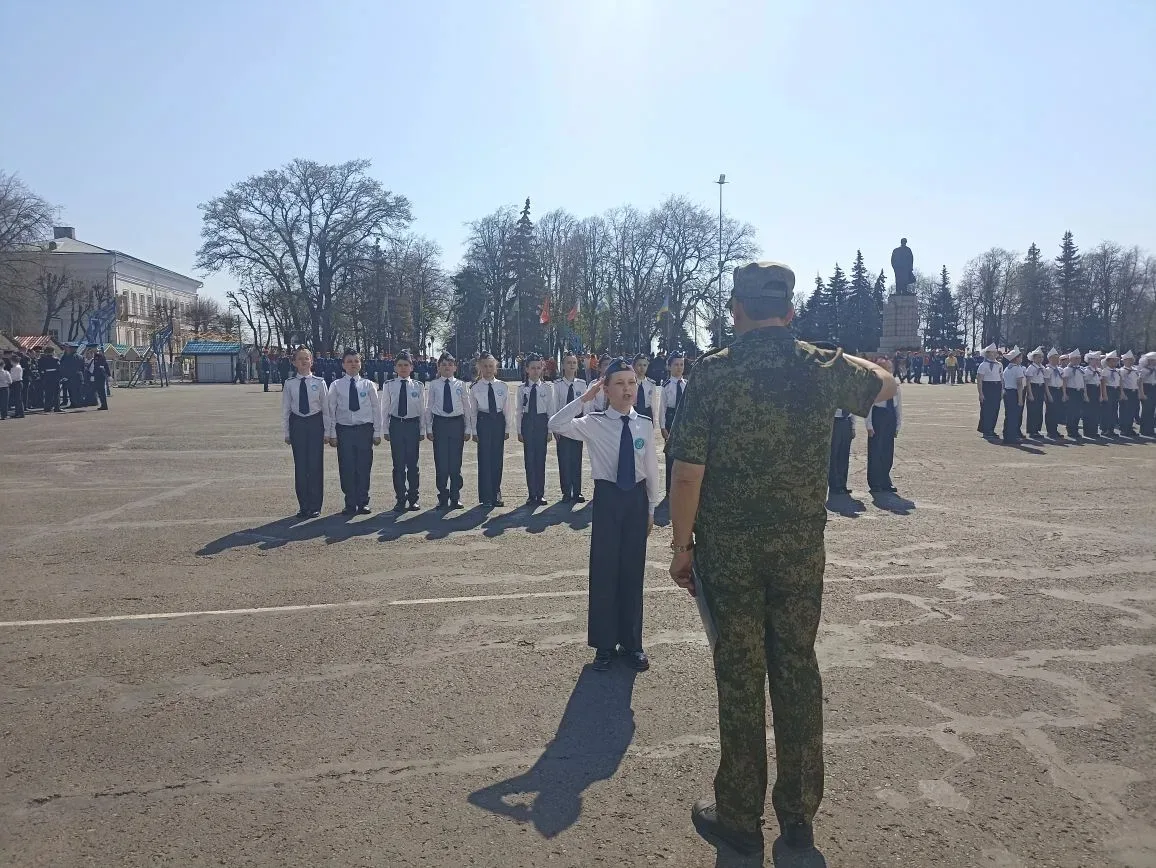 🇷🇺 6 мая младшие участники команды Патриот 16 приняли участие в областном смотре строя и песни "Марш