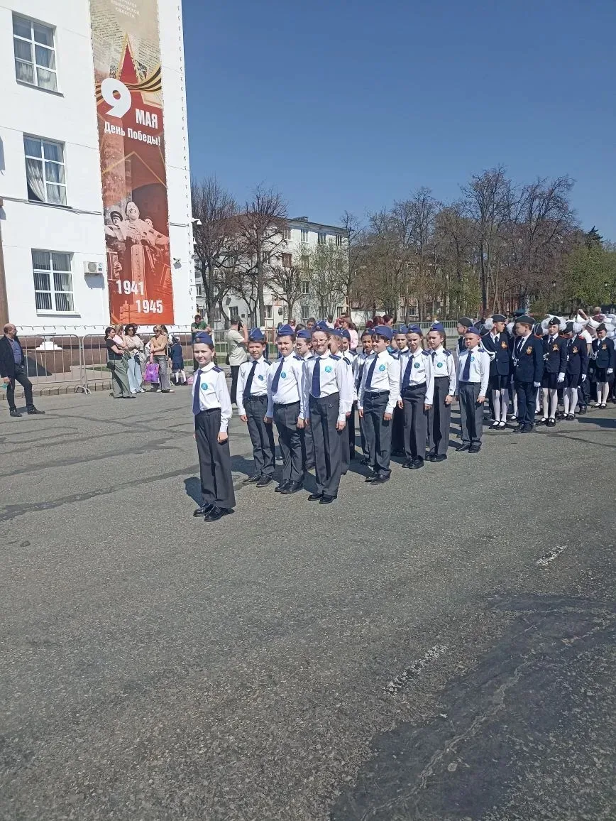 🇷🇺 6 мая младшие участники команды Патриот 16 приняли участие в областном смотре строя и песни "Марш