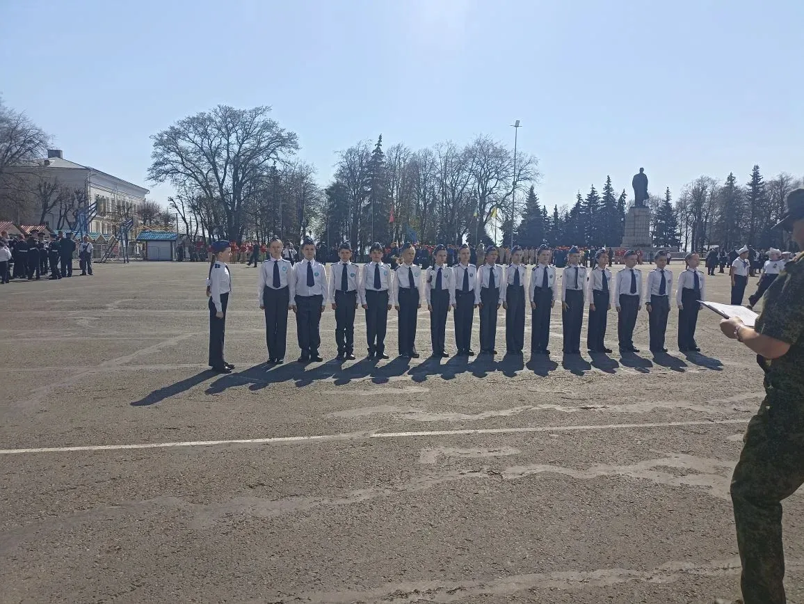 🇷🇺 6 мая младшие участники команды Патриот 16 приняли участие в областном смотре строя и песни "Марш