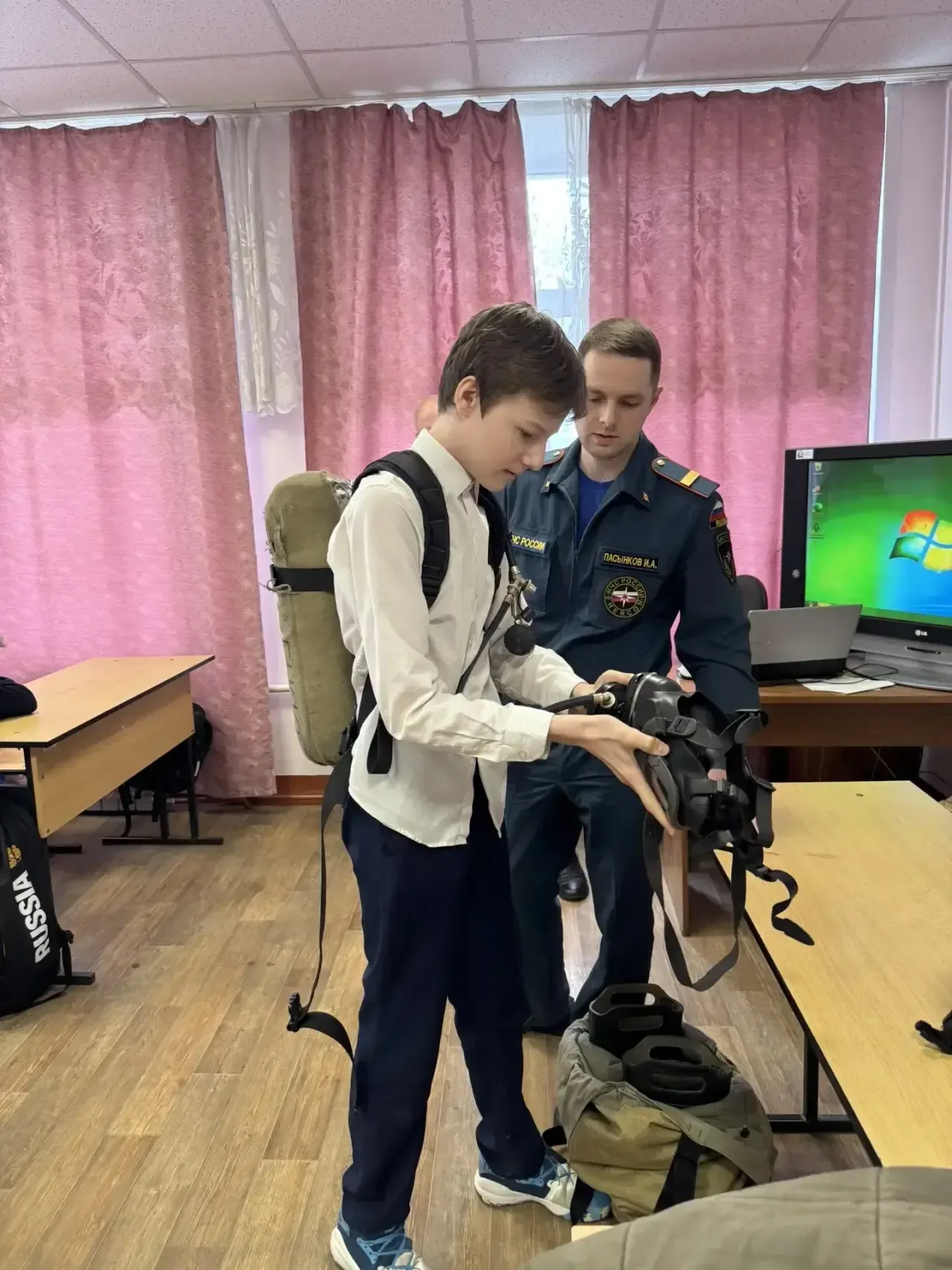 🛡️ Урок культуры безопасности для гимназистов  В нашей гимназии 30 апреля прошёл необычный урок, пос
