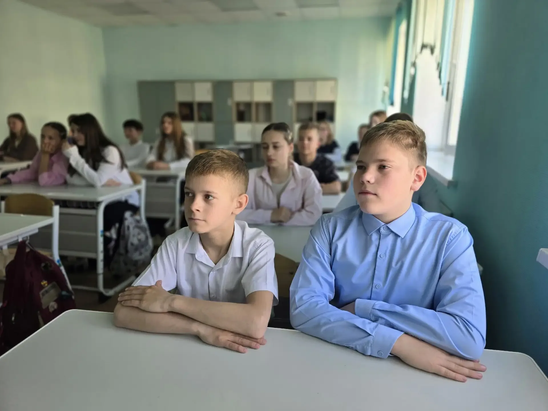 🤍 Разговоры о важном: «Ценности, которые нас объединяют» Сегодня в гимназии прошли очередные «Разгов