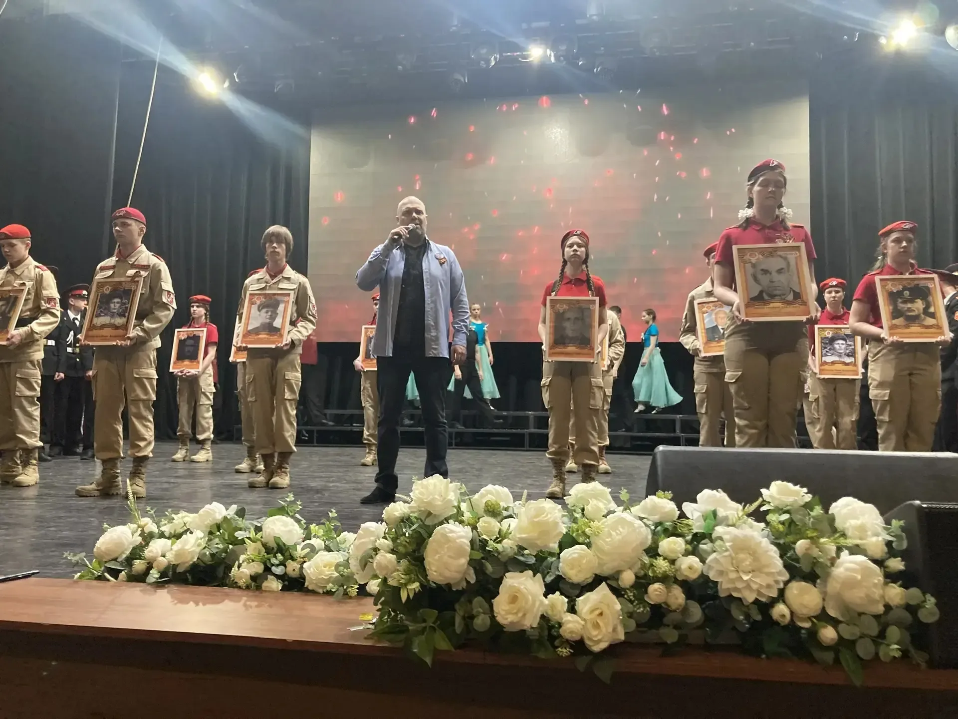 🎖️ Юнармейцы нашей гимназии — на главном концерте Победы! 9 мая наши юнармейцы приняли участие в пра