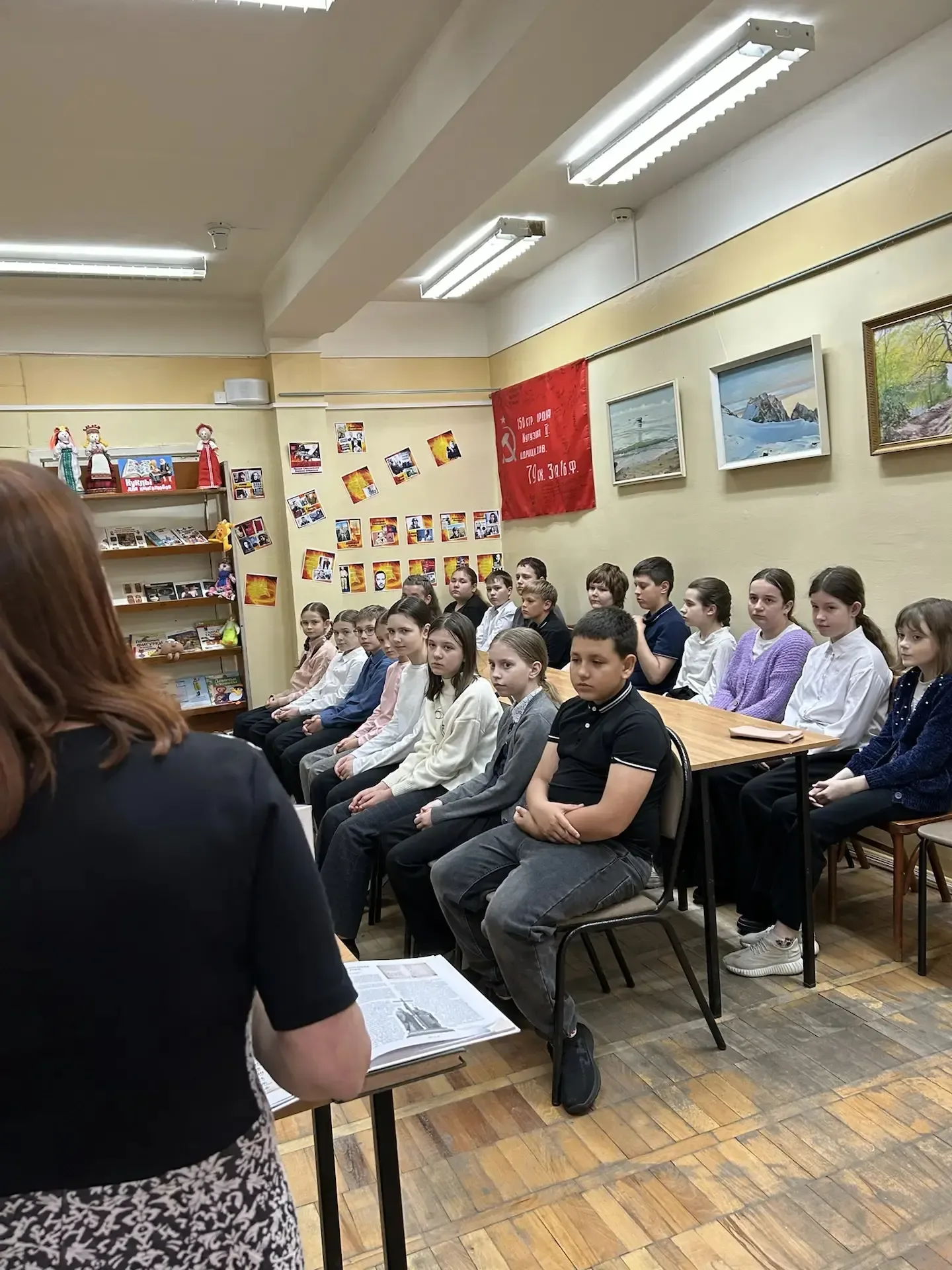 📚 4В класс в гостях у истории: День славянской письменности в библиотеке Савицкого  В честь Дня слав