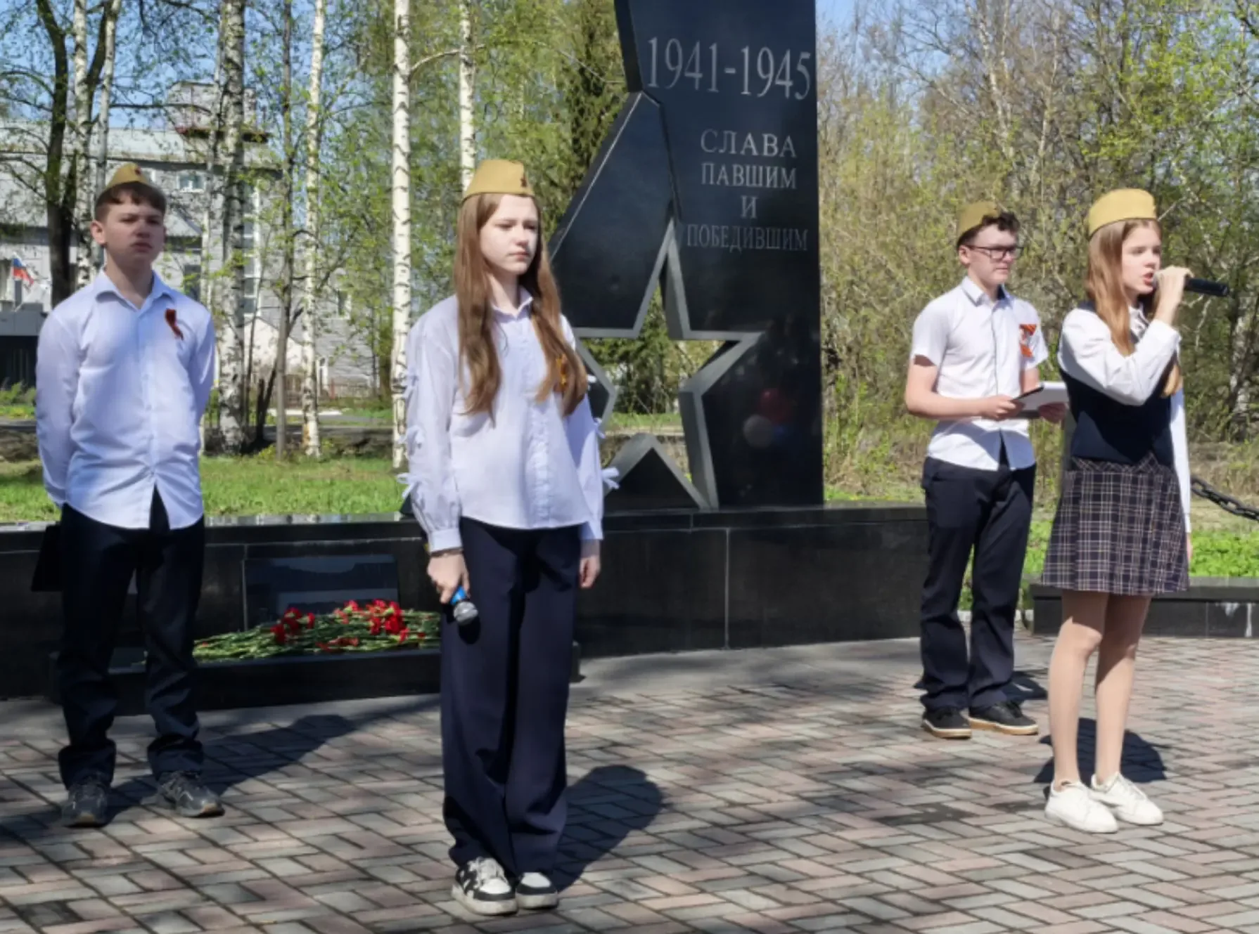 Торжественная вахта памяти  8 мая, в преддверии 81- ой годовщины Великой Победы, прошло торжественно