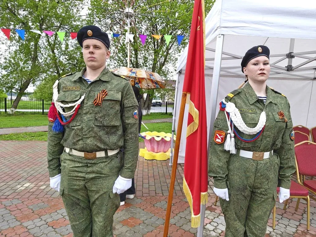 🇷🇺Торжество чести: кадеты на митинге ко Дню Победы  ⭐Курсанты кадетского класса "Стрижи" Бердюжской 