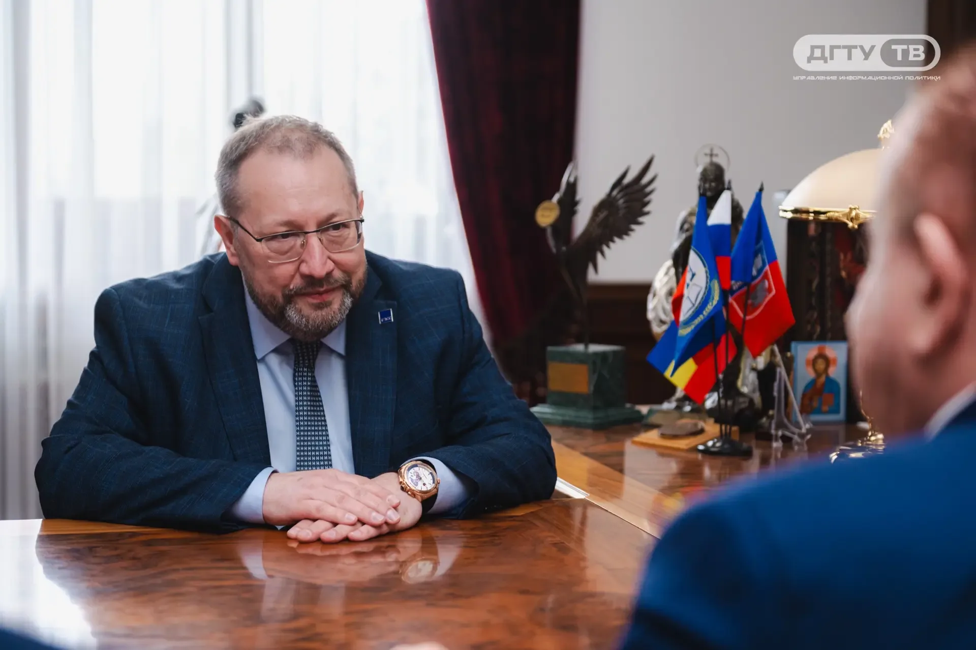 ДГТУ посетил Сергей Кузовников — директор по стратегии ТАСС. Мы обсудили с Сергеем Владимировичем кл