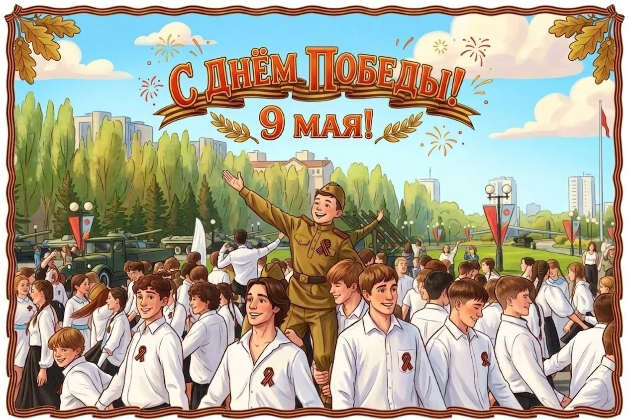 С Днём Великой Победы! 🕊️   9 Мая — день, который навсегда вписан в историю нашей страны и каждой се