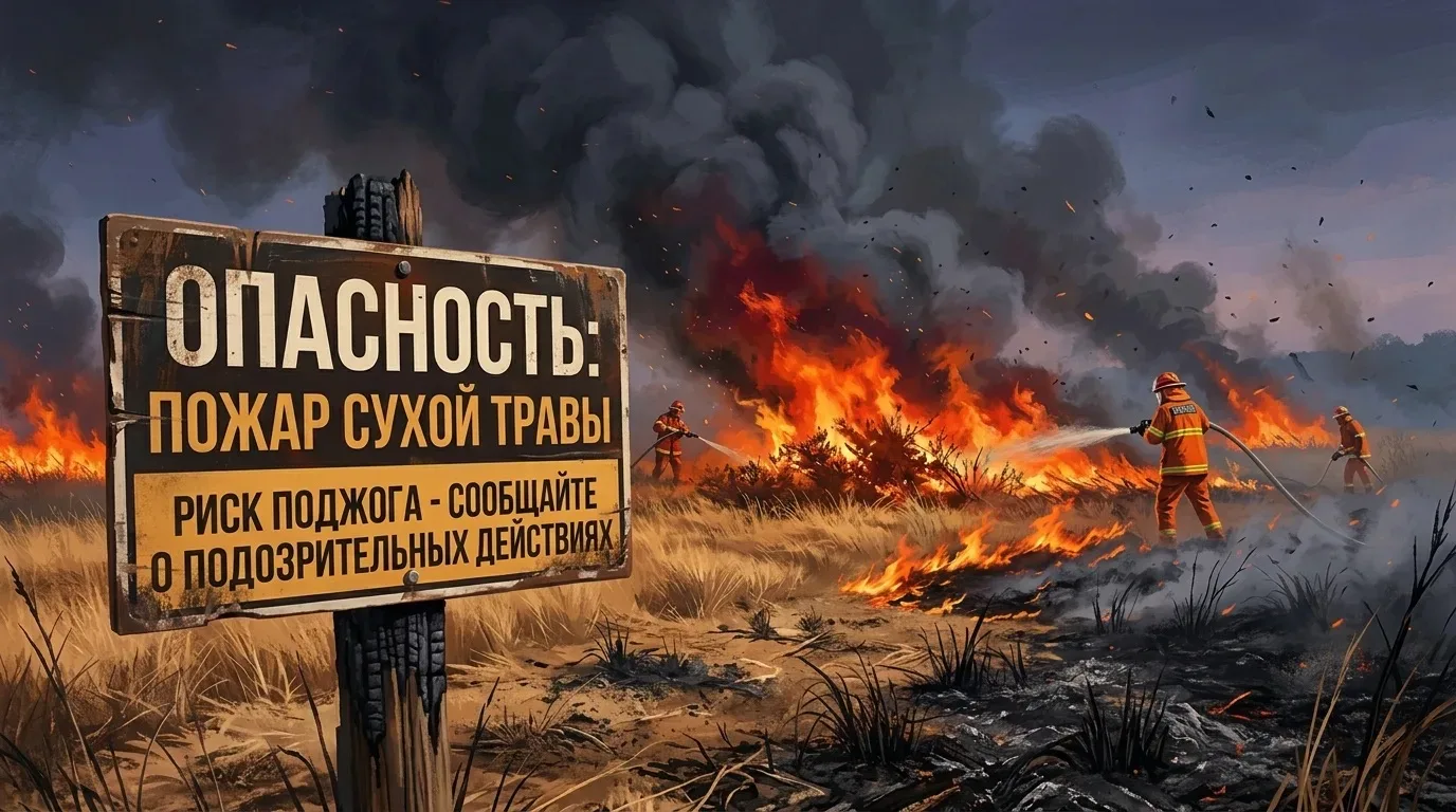 Сухая трава - источник смертельной угрозы❗️   В Московской области введён особый противопожарный реж