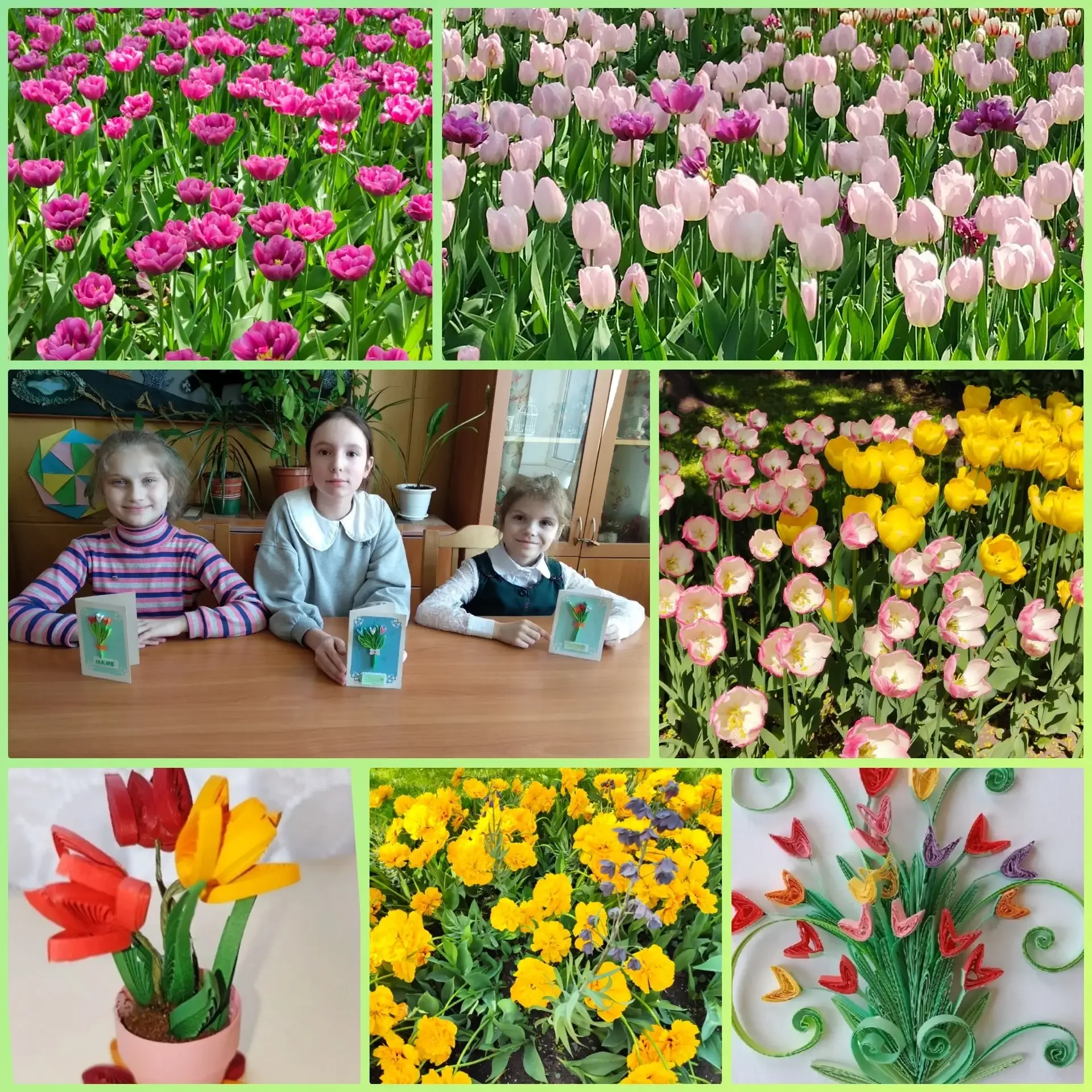 Путешествие ОРИГАМИ тюльпанчика   Студии🌷 Оригами "Бумажная фантазия" и🌷Квиллинга "Бумажные художник