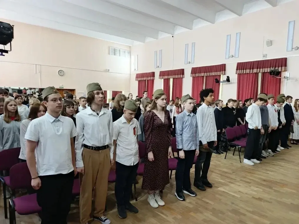 🔥Перекличка памяти   В нашей школе прошла трогательная «Перекличка памяти» — тематическая инсцениров