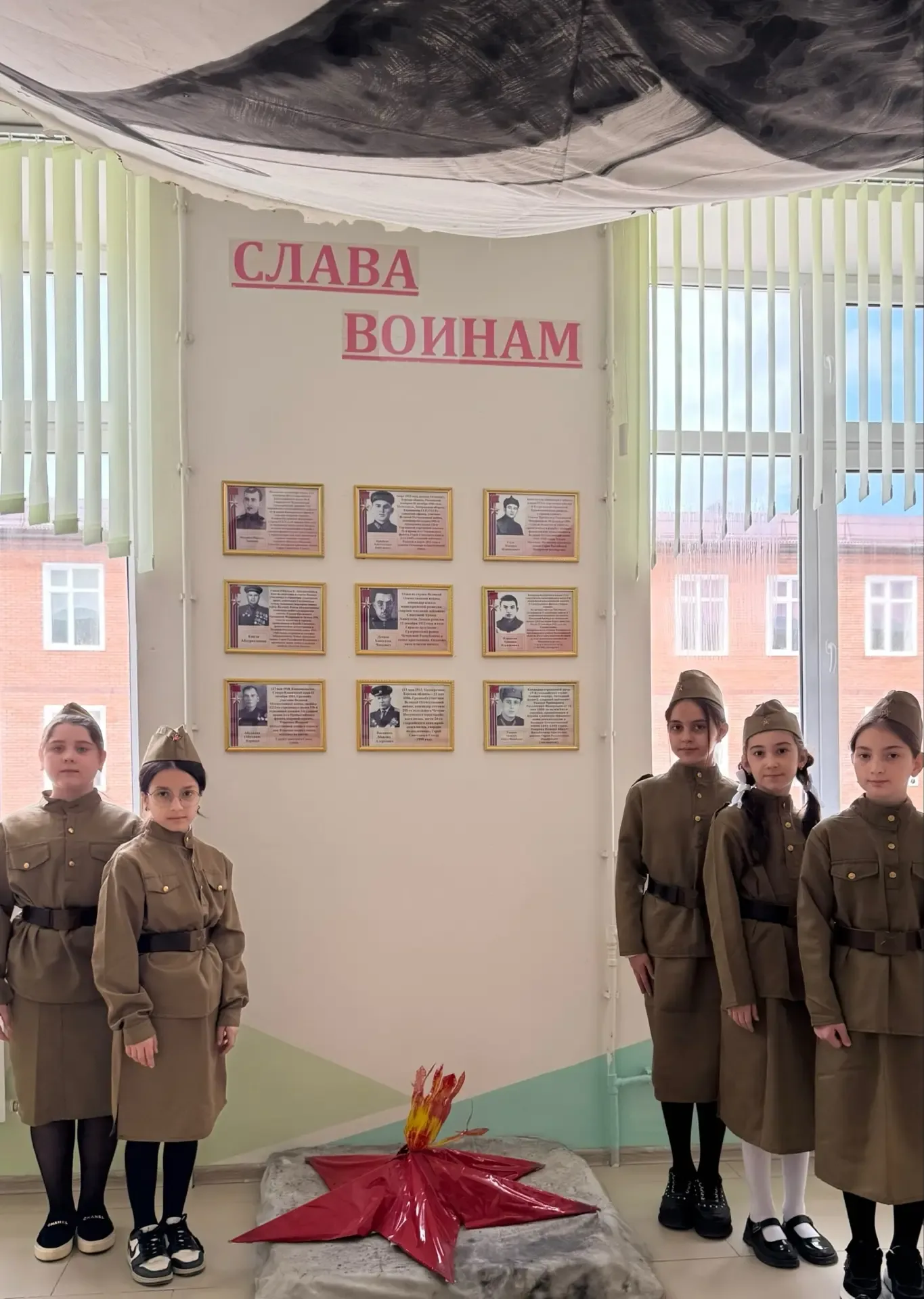 Мы приняли участие в акции «Стена Памяти» 🕊️ 9 Мая — это день памяти, благодарности и гордости за по