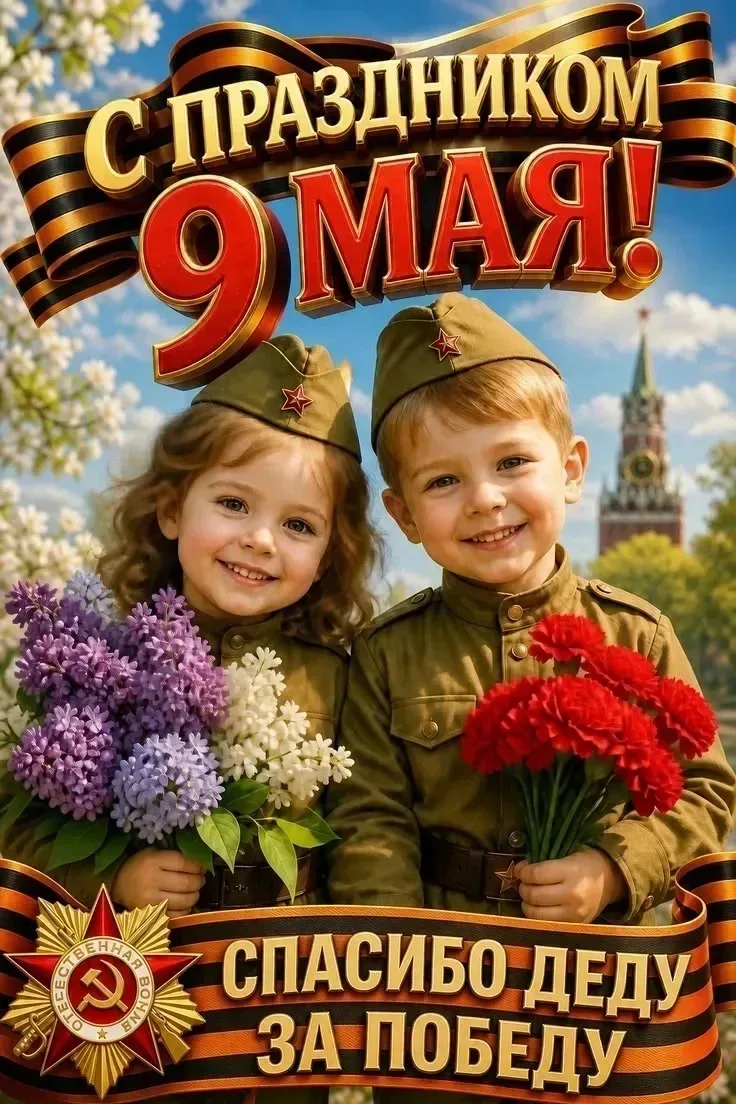 Уважаемые коллеги, родители и обучающиеся!   Поздравляем Вас с праздником Великой Победы!  Пусть над
