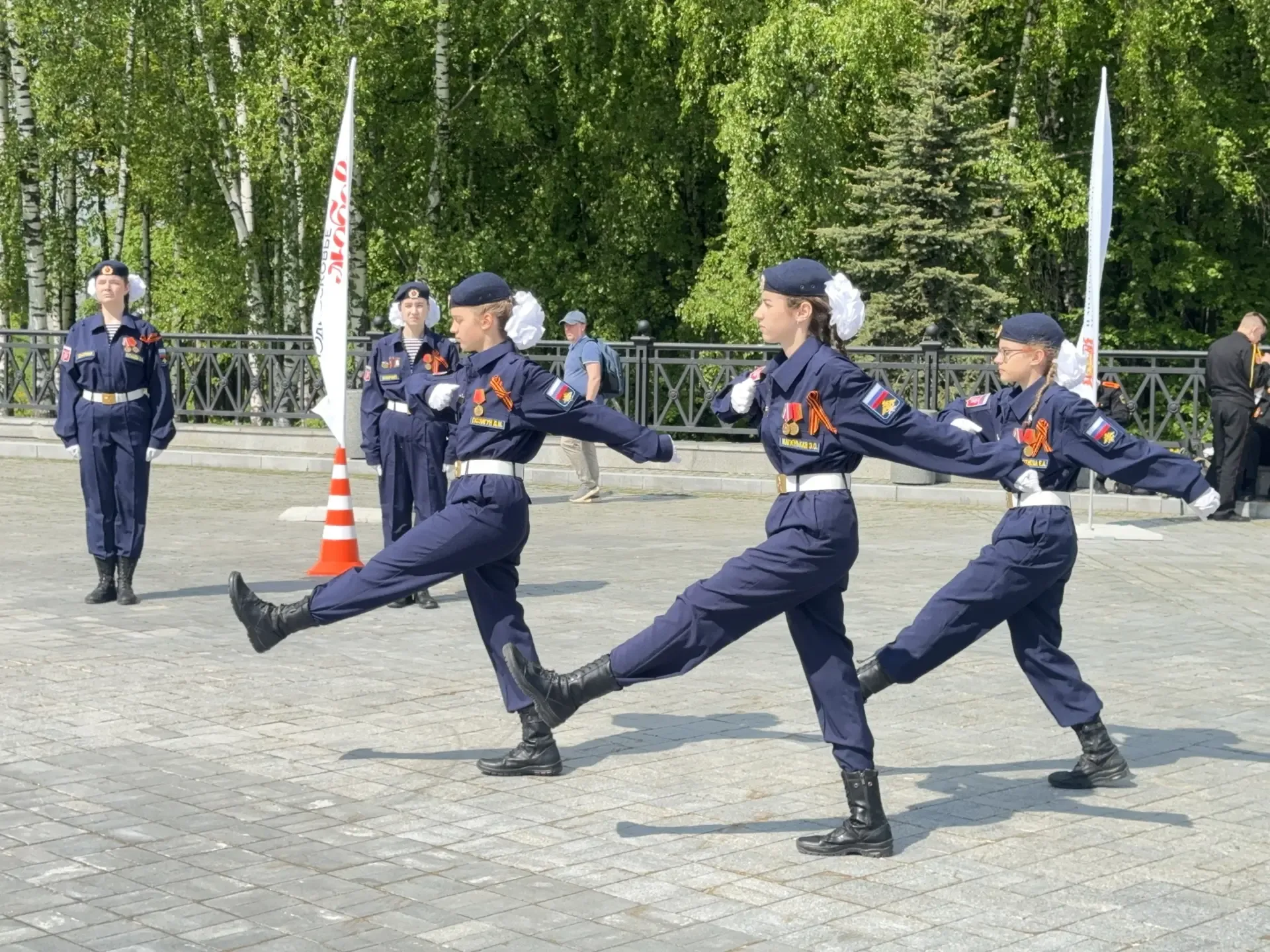 Юнармейцы Домодедовской школы №1 взяли бронзу на престижном смотре строя и песни   16 мая 2026 года 