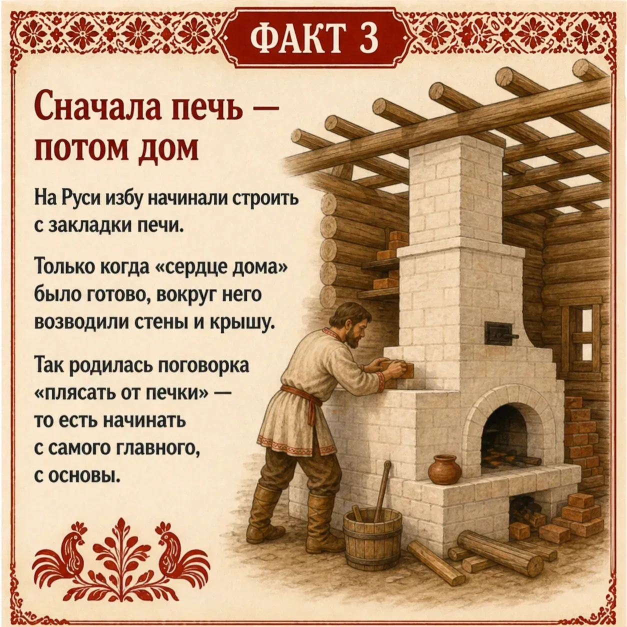 🗓️ 19 мая отмечается День русской печи — неофициальный современный праздник, появившийся в 2010-х го