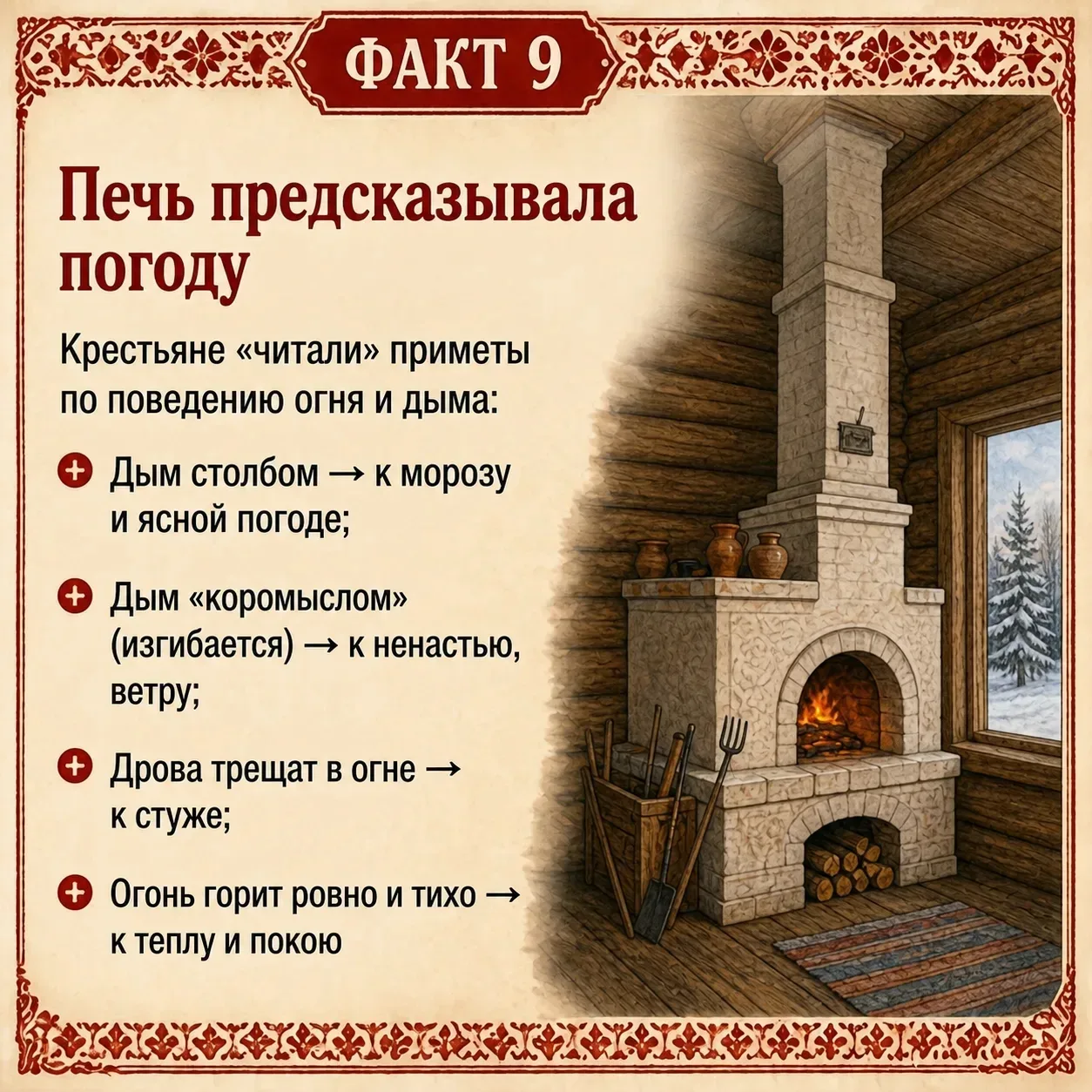 🗓️ 19 мая отмечается День русской печи — неофициальный современный праздник, появившийся в 2010-х го