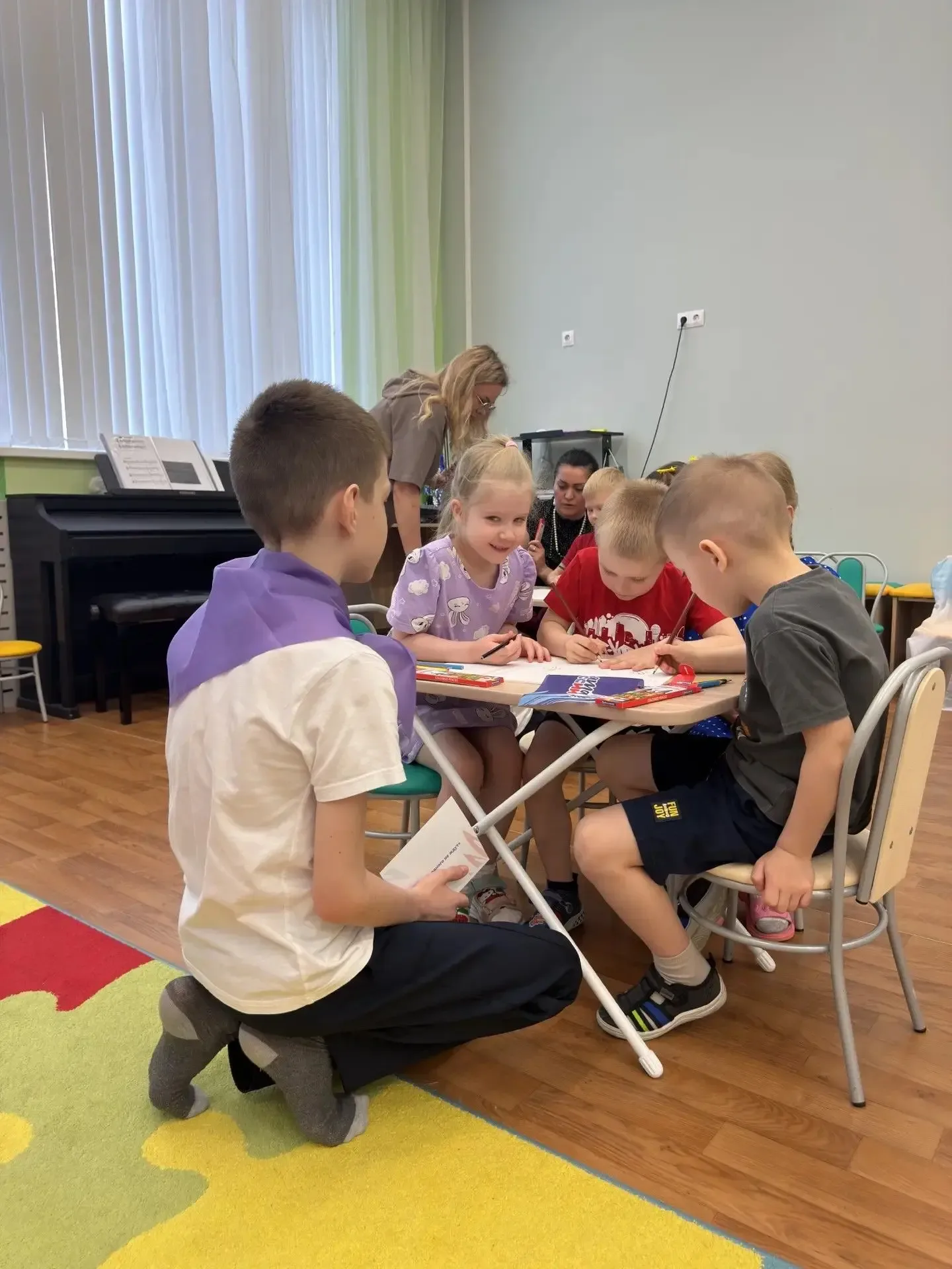 📅 Орлята – дошколятам: юные наставники познакомили малышей с азбукой предков 19 мая в МДОБУ «Кудровс