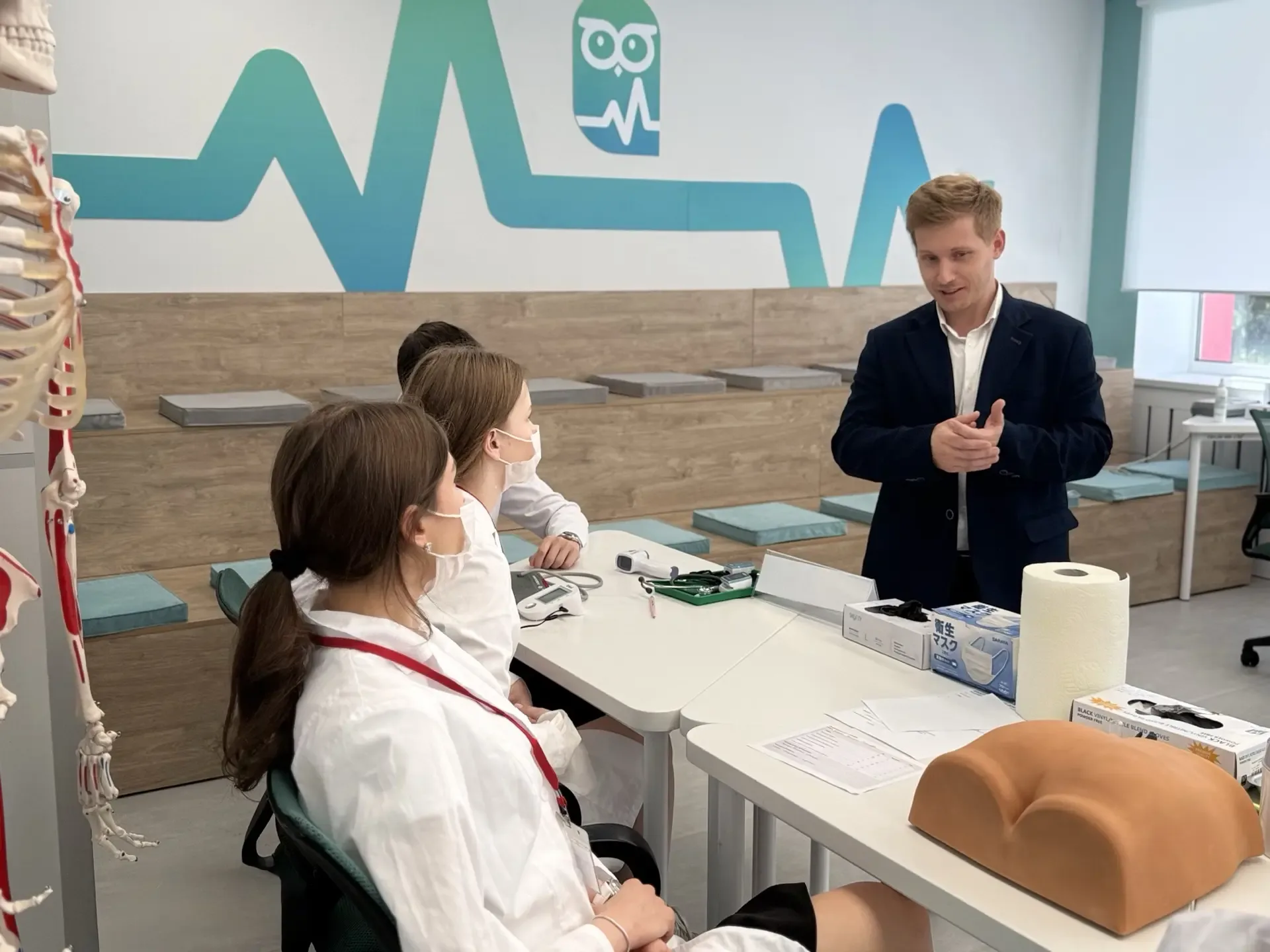 🩺 Открытый урок в медицинском классе  Сегодня в нашей гимназии состоялось значимое событие — открыты