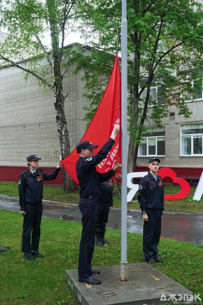 🎖 В преддверии 81-й годовщины Великой Победы наш колледж с гордостью принял эстафету Всероссийской а