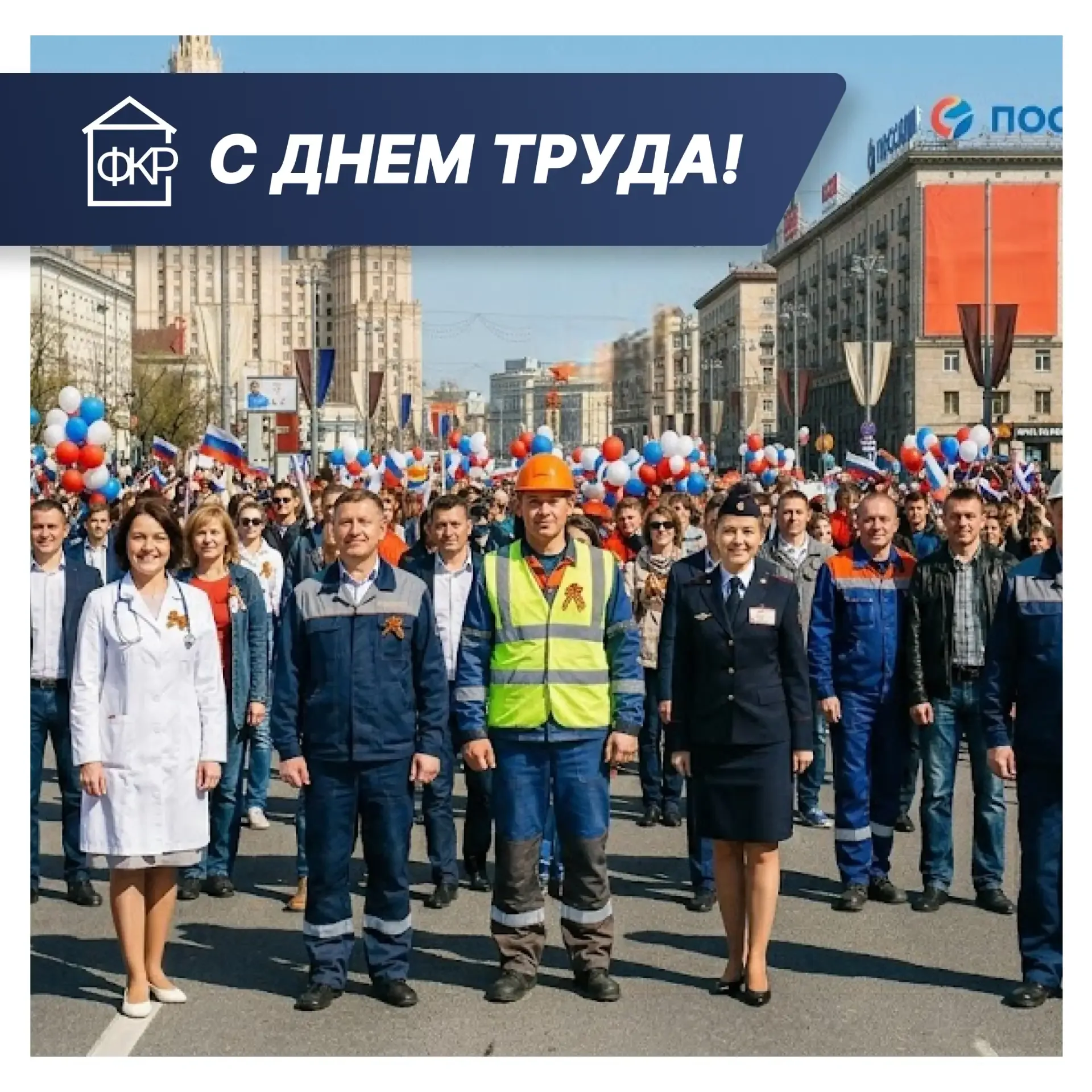С 1 Мая - Днем Весны и Труда! 🌸🏗 Сегодня мы чествуем тех, кто своим трудом делает наш остров комфорт