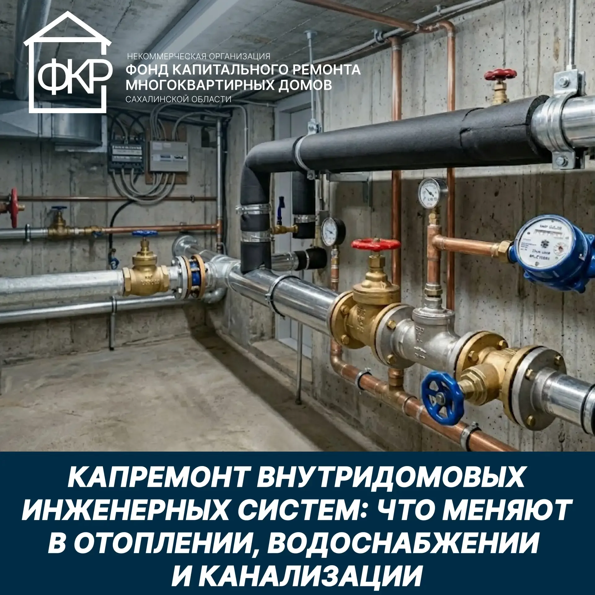 🔧 Капремонт внутридомовых инженерных систем: что меняют в отоплении, водоснабжении и канализации  Эт