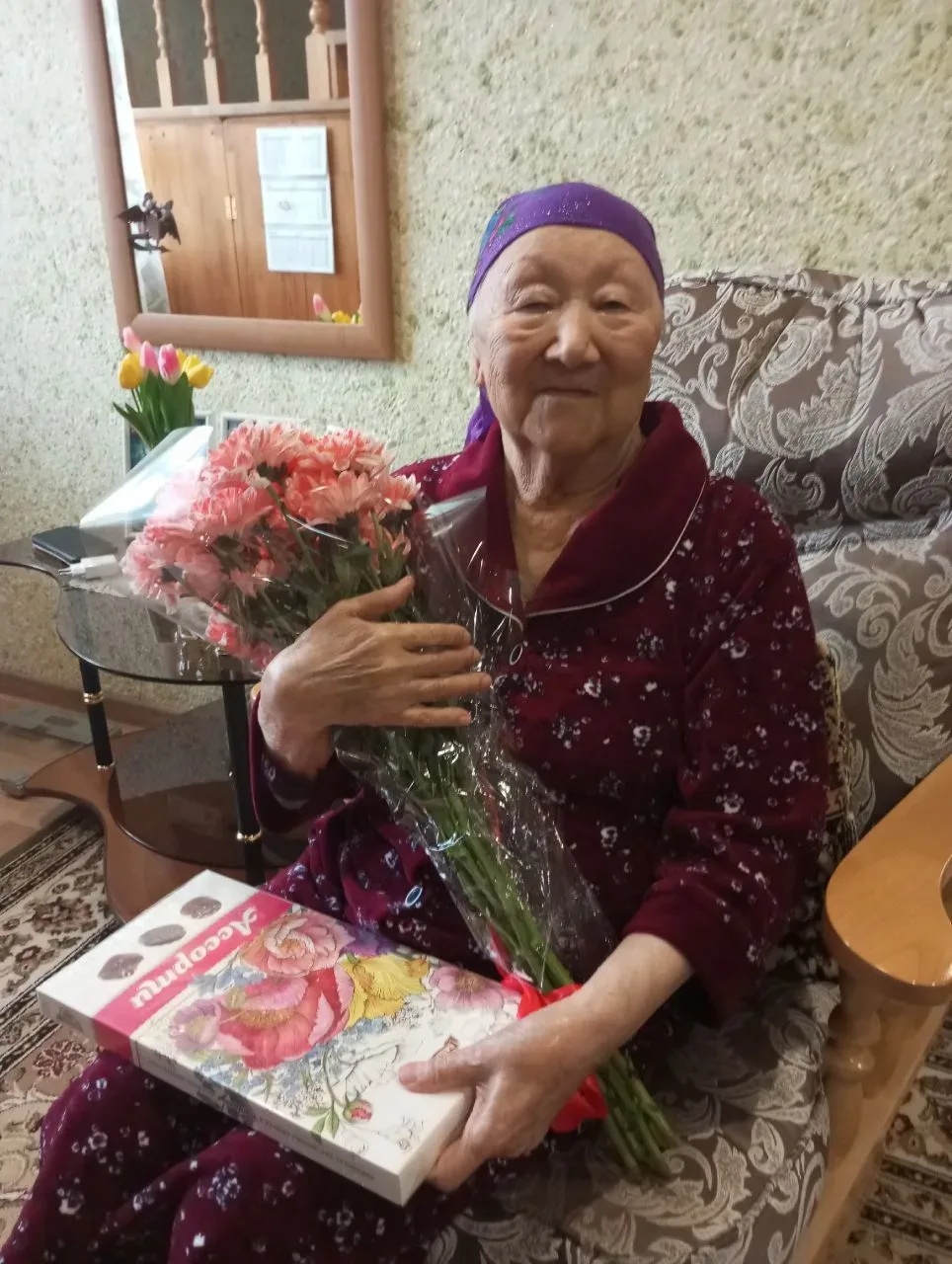 🎉 Сегодня свой 87-й день рождения отмечает уважаемый ветеран педагогического труда, жительница села 