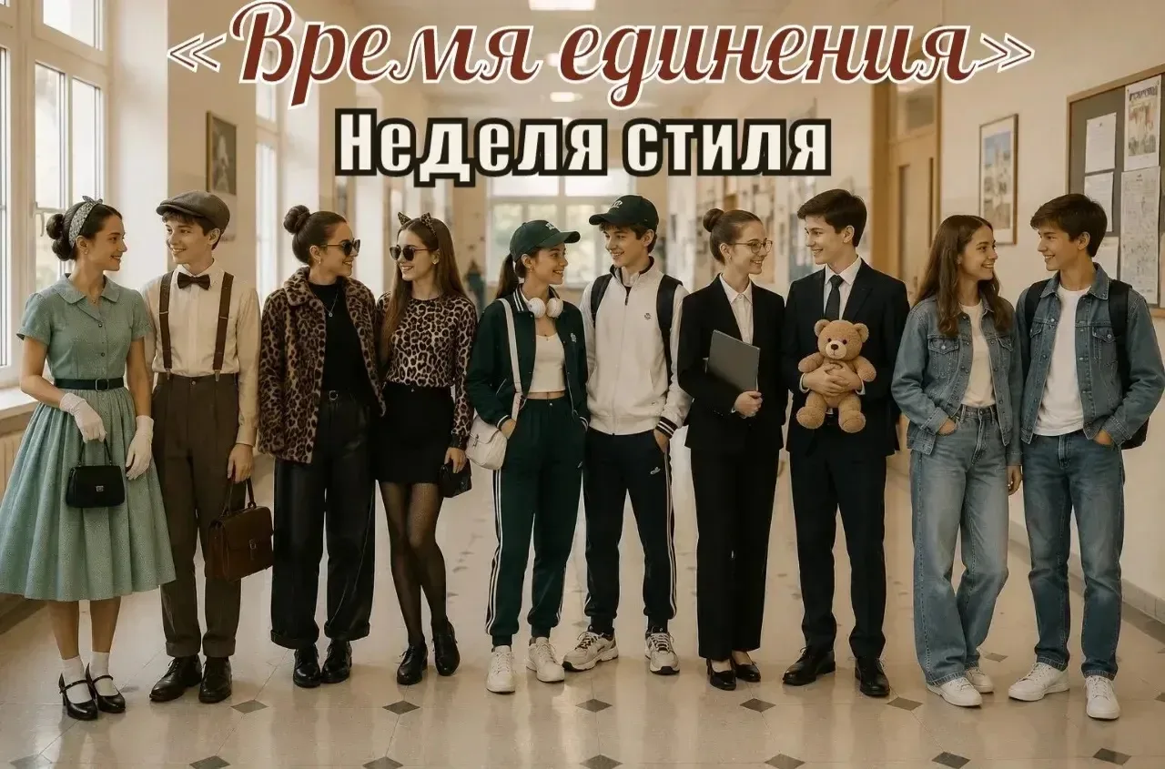 🎉 С 18 по 22 мая в Гимназии №4 — НЕДЕЛЯ СТИЛЯ! 🎉  В рамках проекта «Время единения» мы докажем, что 