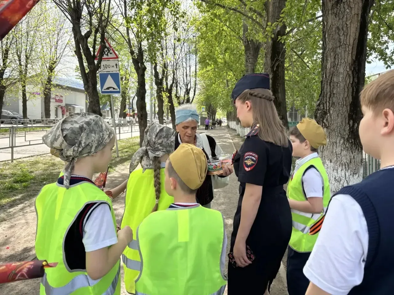 🕯️🎉 Акция «Георгиевская лента» в честь Дня Победы 🎉🕯️ Эстафета памяти🎗 В преддверии 81-й годовщины П