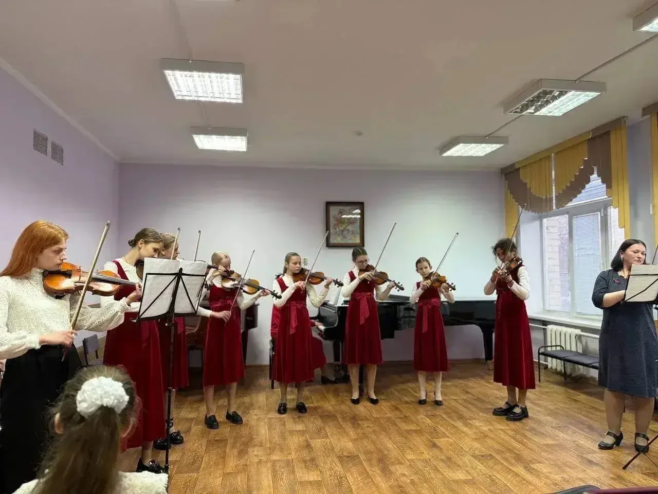 🎻 Снова успех! Ансамбль скрипачей «Элегия», в состав которого входят наши ученицы 6В, 7А, 8Г классов