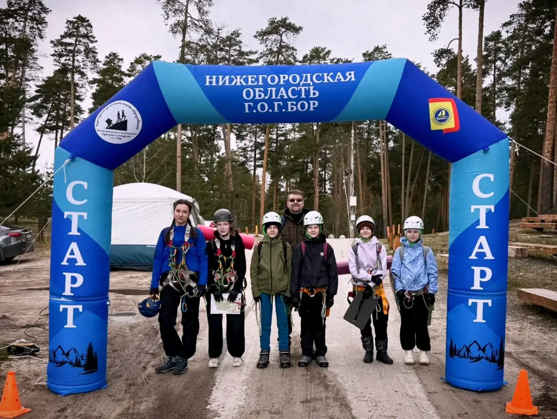 💫25 апреля на территории городского округа город Бор прошёл очередной этап соревнований по походам с