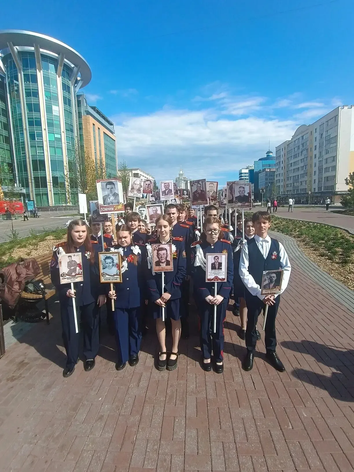 🇷🇺Наследники Победы: кадеты школы №30 на главном параде Мордовии🕊  Сегодня, 9 мая, Саранск вместе со
