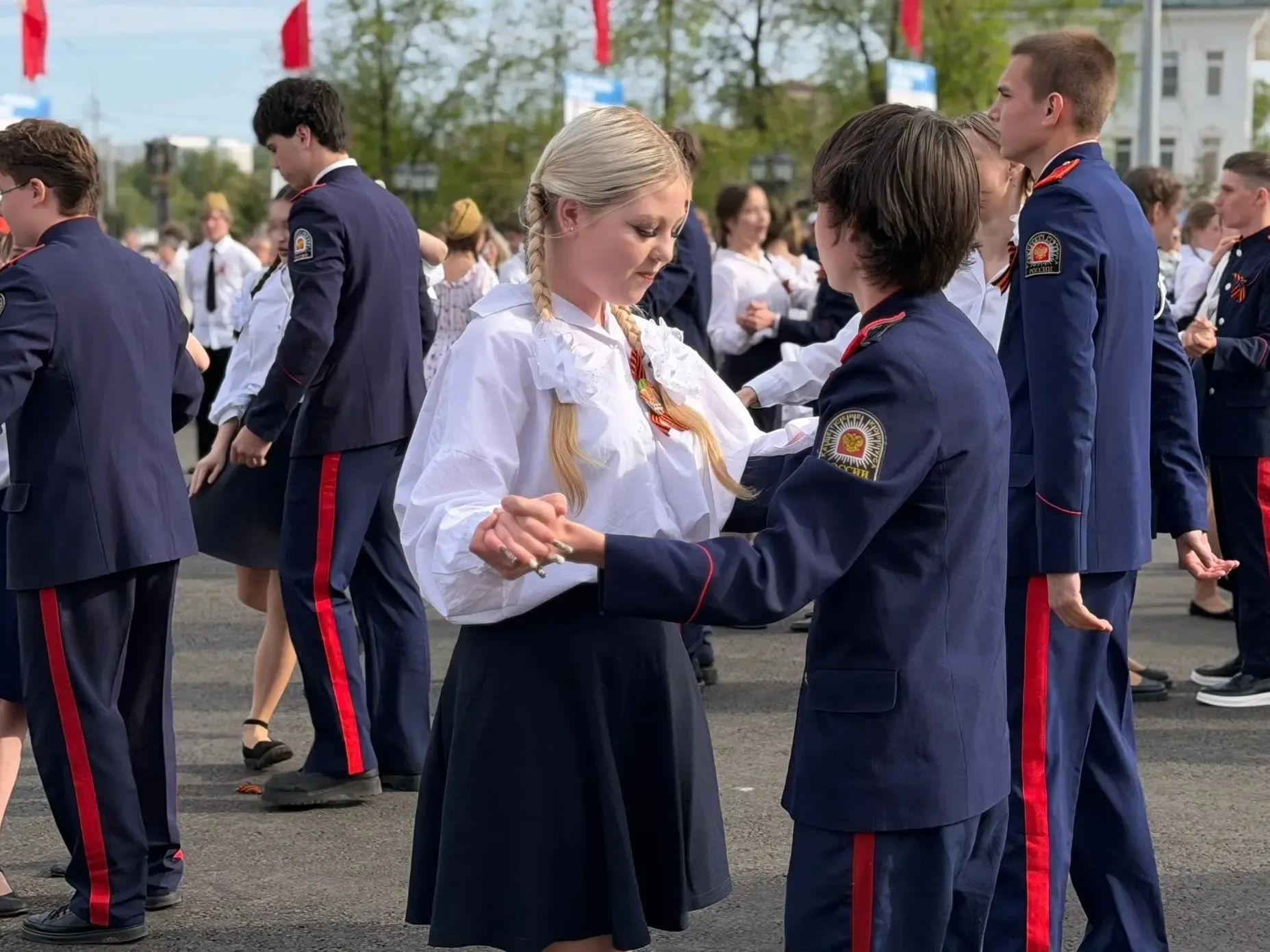 Бал Победы 💃    9 мая главная площадь города Саранска превратилась в большую танцевальную площадку. 