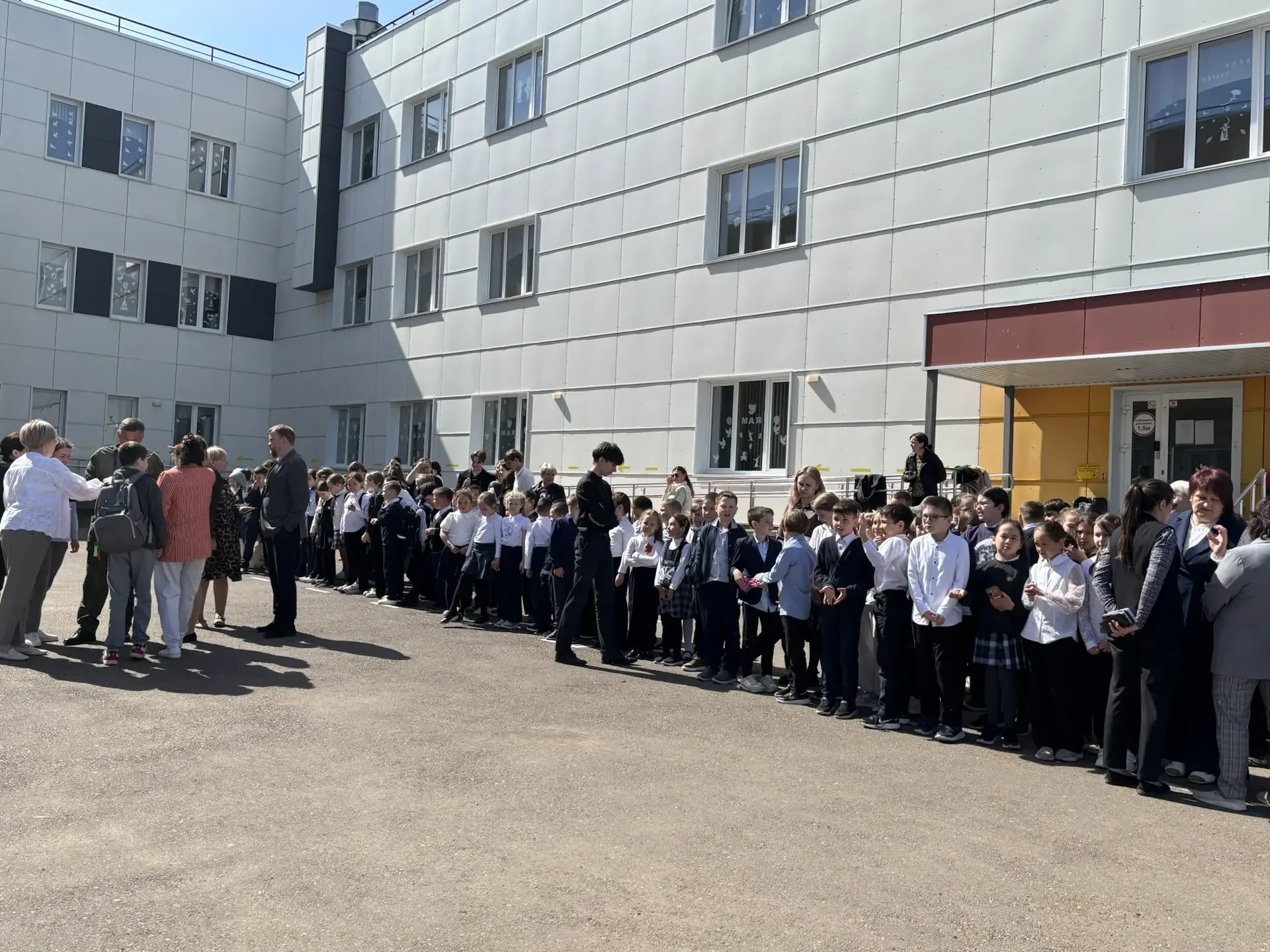 📍Сегодня в нашей школе в рамках месячника пожарной безопасности прошли тренировочные учения по эваку