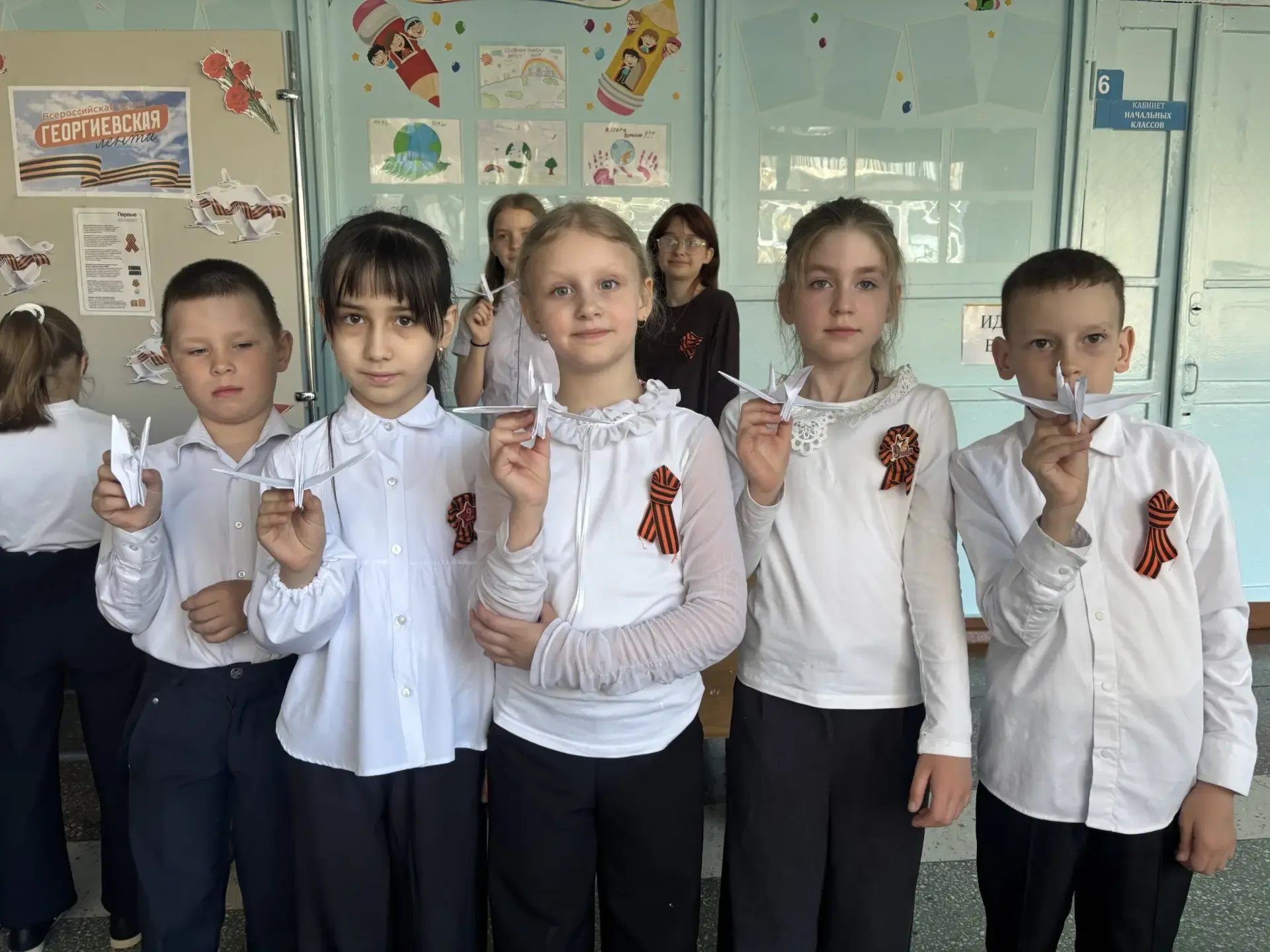 Наша школа принимает активное участие во Всероссийской акции «Георгиевская лента».   Это важное собы