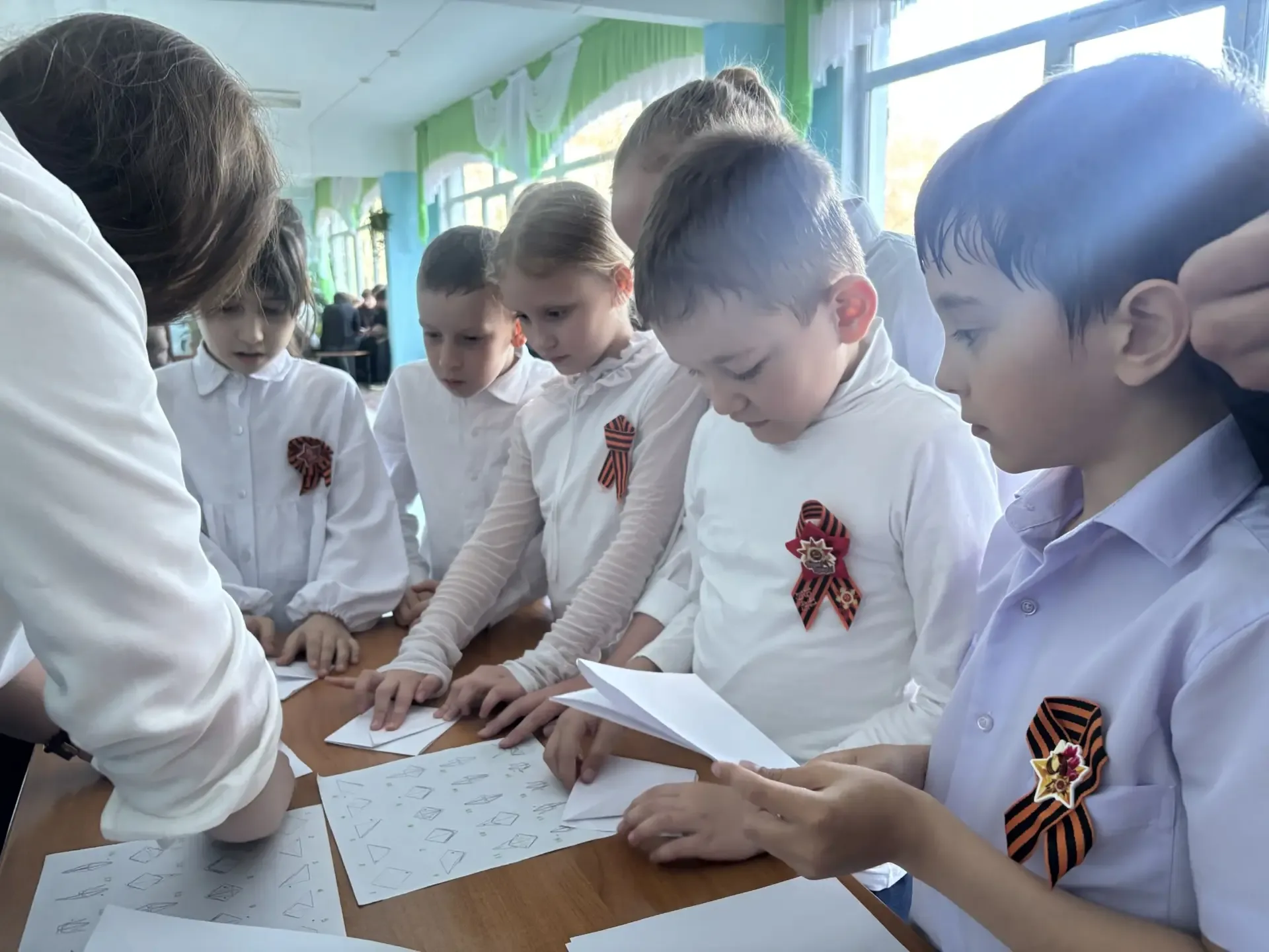 Наша школа принимает активное участие во Всероссийской акции «Георгиевская лента».   Это важное собы