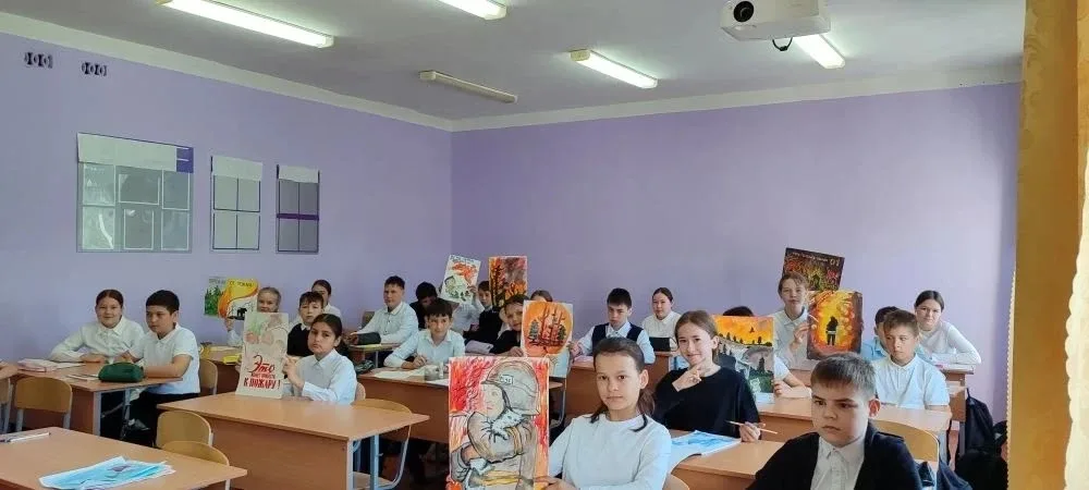 🔥 В рамках месячника пожарной безопасности в нашей гимназии прошёл конкурс детского и юношеского тво