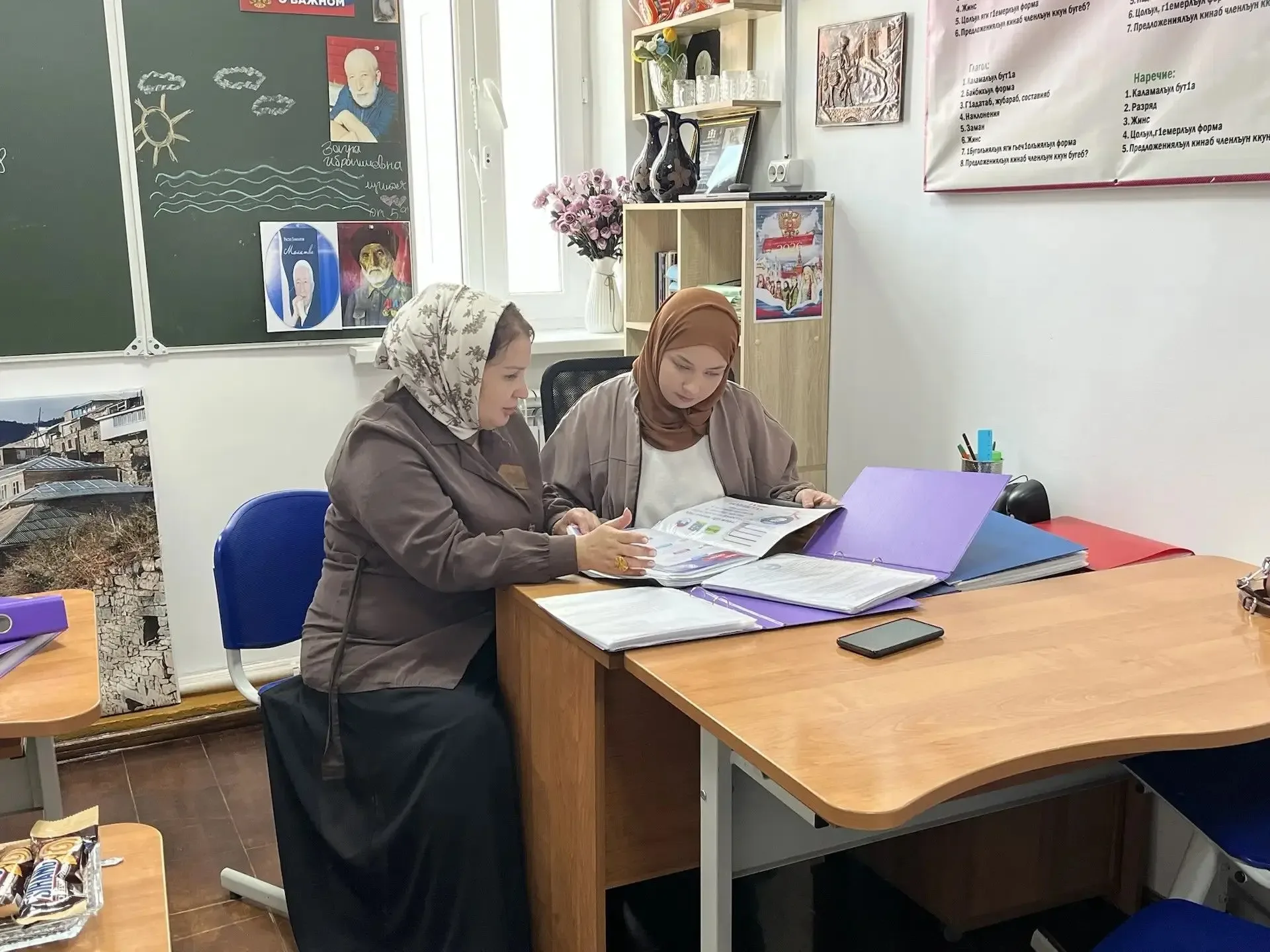 📝Сегодня муниципальный координатор  Ханапиева Хадижа проекта «Навигаторы детства» проверила работу с