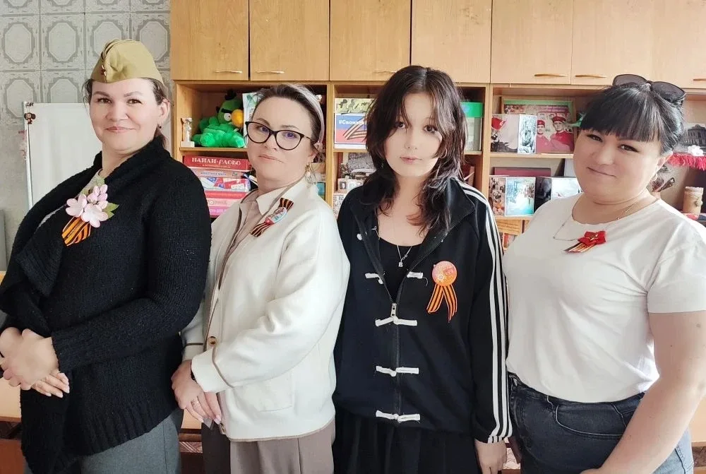 🎗В Лицее прошла Всероссийская акция «Георгиевская лента», посвящённая 81-й годовщине Победы в Велико