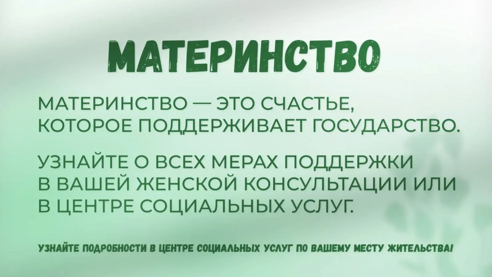 В рамках реализации программ нацпроекта «Семья» жители города Рассказово могут получить государствен