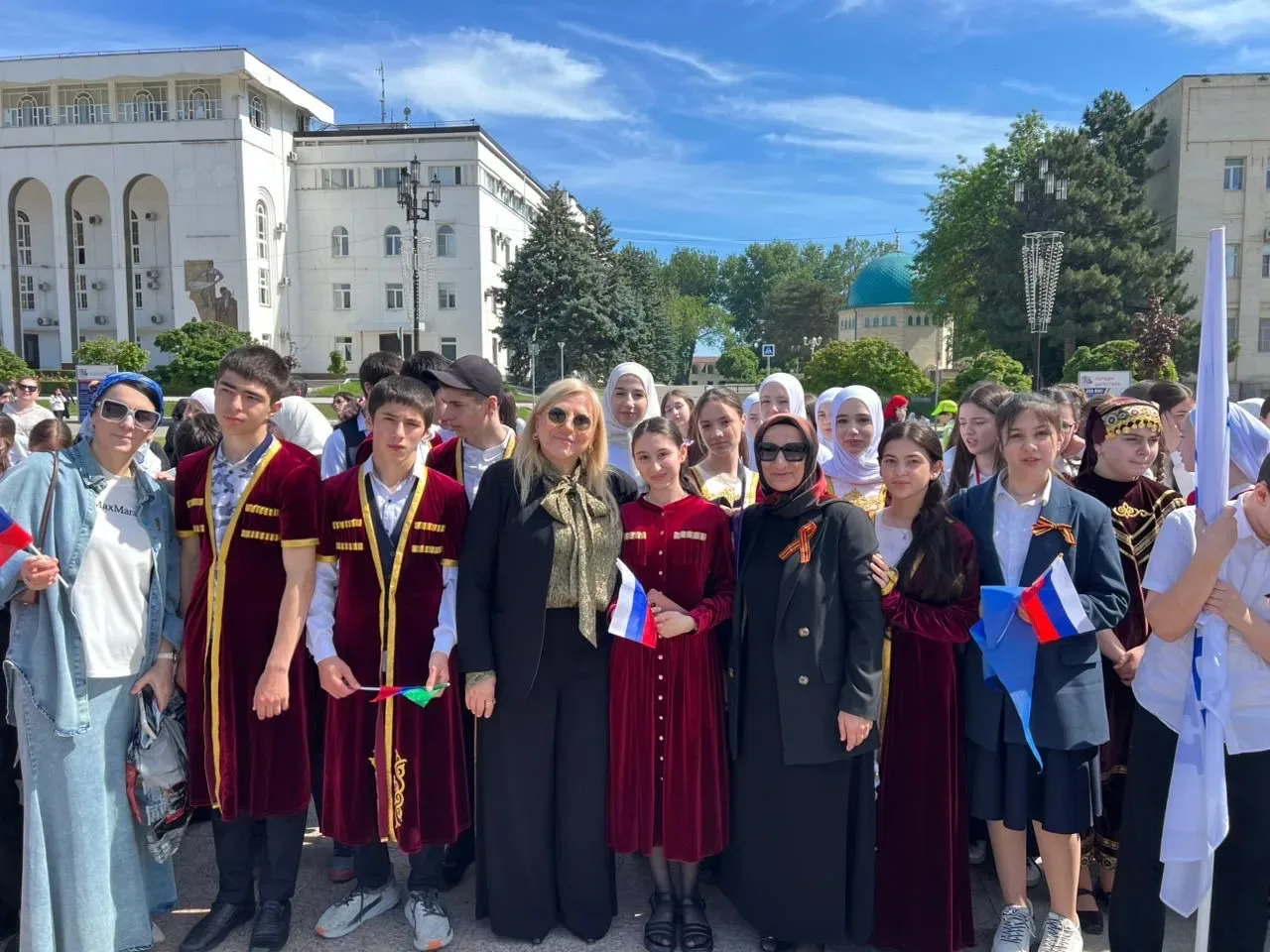🇷🇺 День, который запомнится надолго!  Сегодня учащиеся-активисты МБОУ СОШ №58 стали частью яркого го