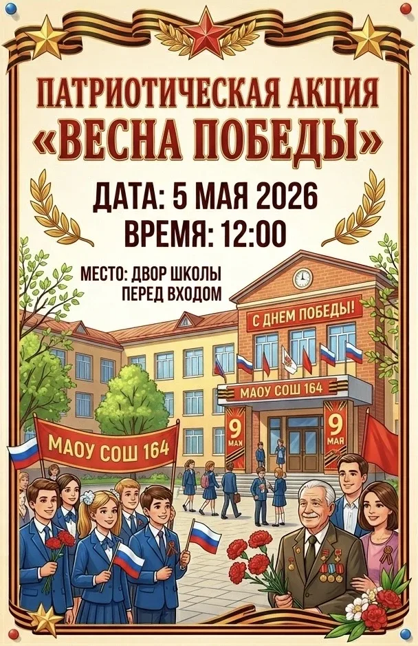 Уважаемые родители!  Приглашаем вас присоединиться к трогательной патриотической акции «Весна Победы