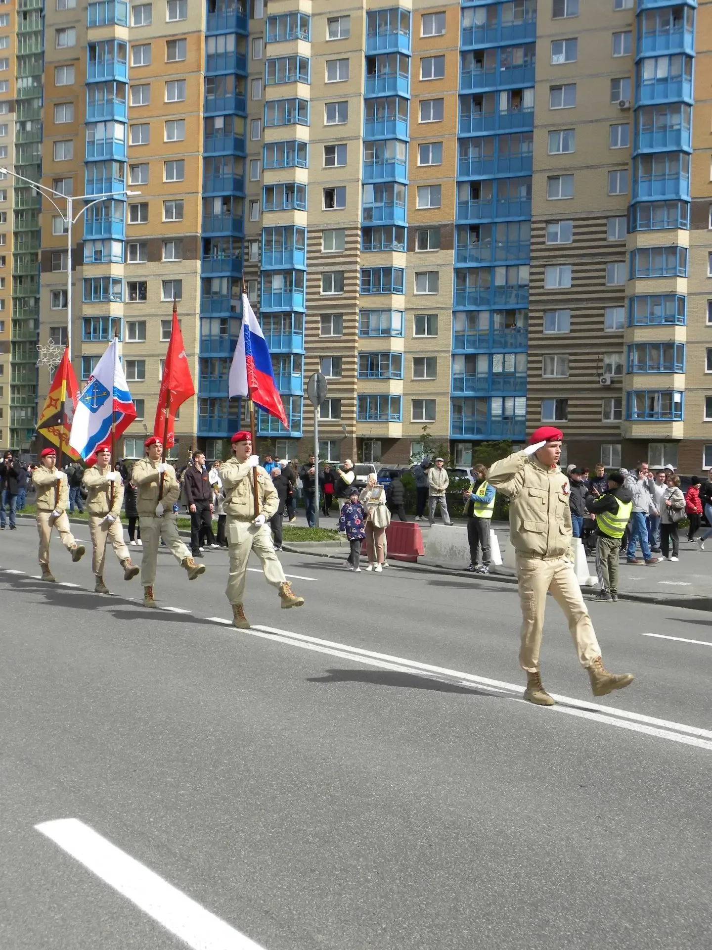 День Великой Победы в Кудрово: «Молот» в строю памяти и чести! 🇷🇺  9 мая — священная дата для каждог