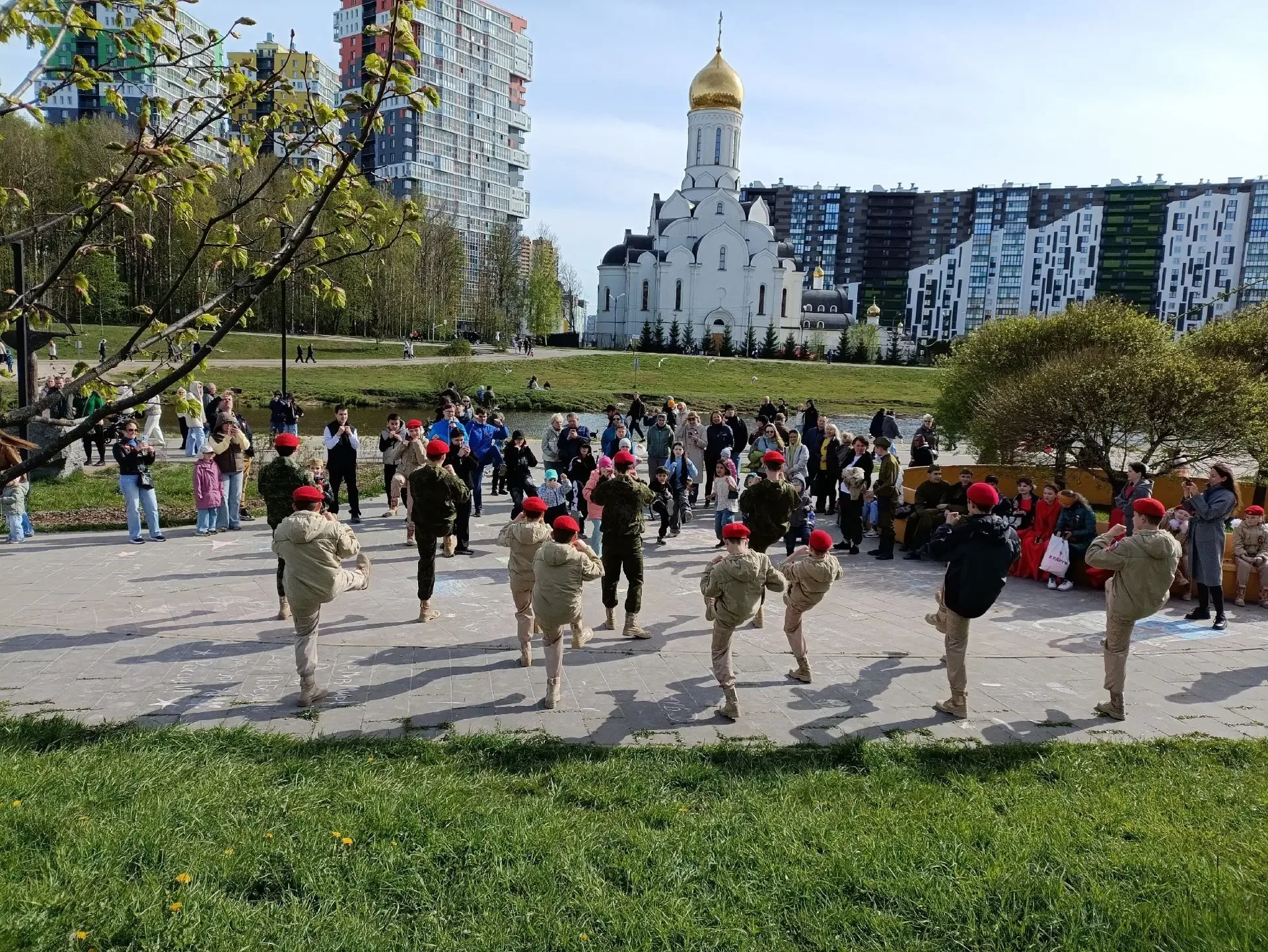 День Великой Победы в Кудрово: «Молот» в строю памяти и чести! 🇷🇺  9 мая — священная дата для каждог