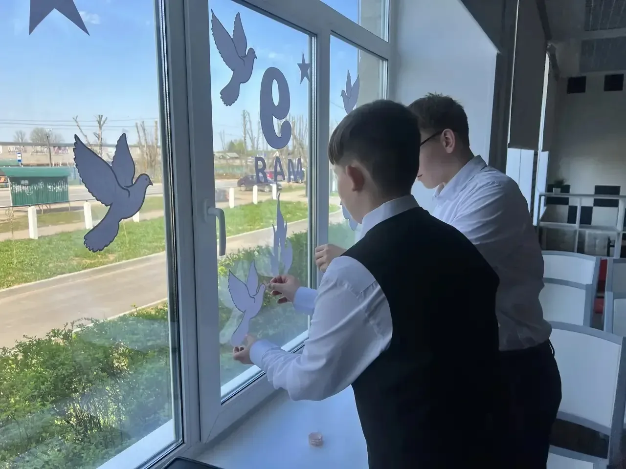 🌟 Акции «Окна Победы» и «Георгиевская ленточка» 🌟 В преддверии великого праздника — Дня Победы — акт