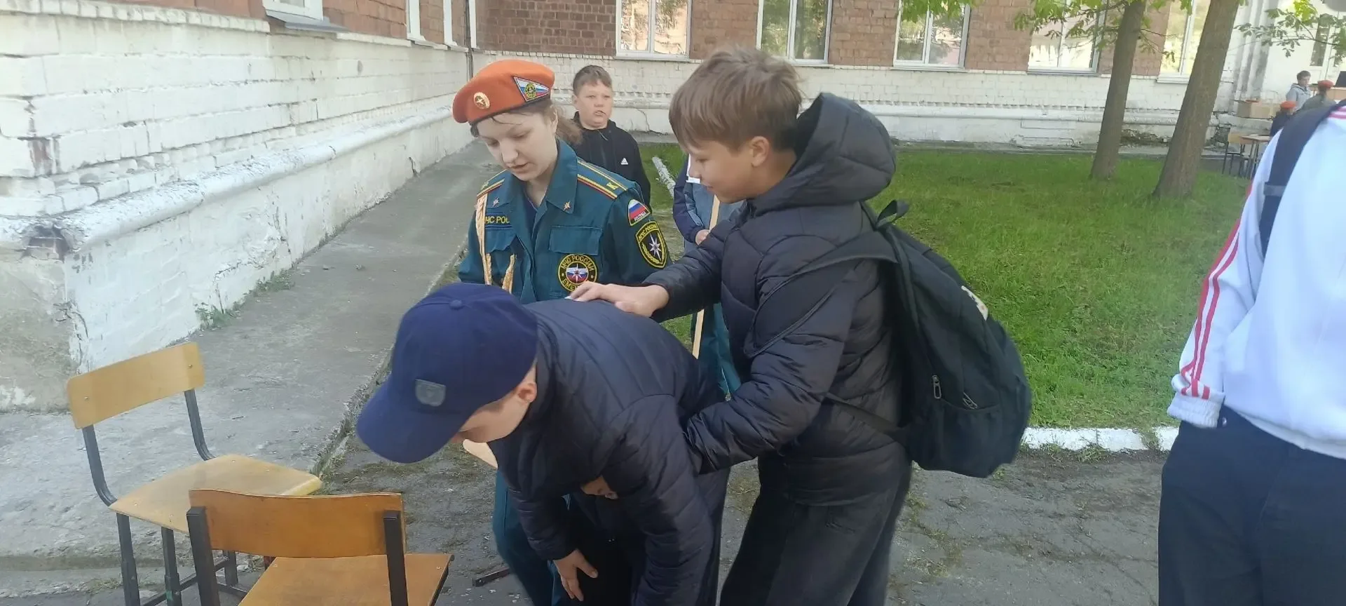 Сегодня наша дружина юных пожарных побывала в 18-й школе на мероприятии в рамках муниципального прое