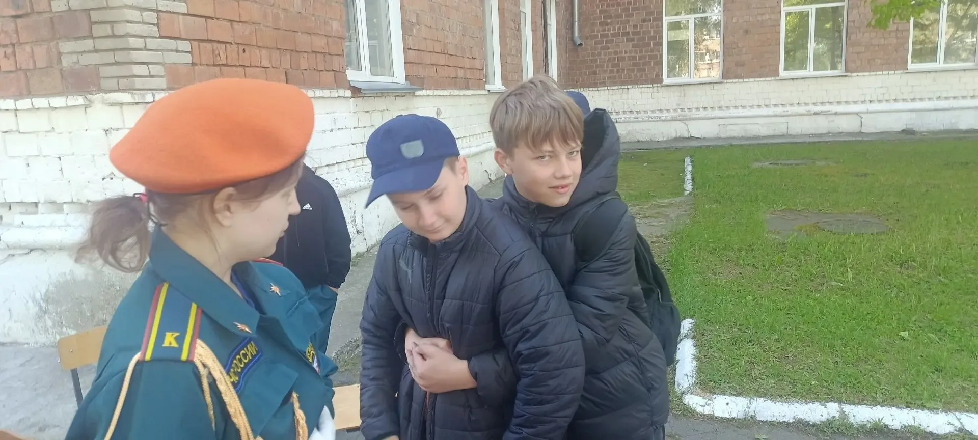 Сегодня наша дружина юных пожарных побывала в 18-й школе на мероприятии в рамках муниципального прое