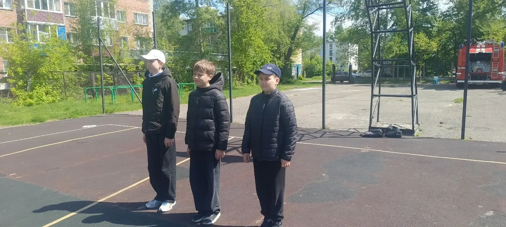 Сегодня наша дружина юных пожарных побывала в 18-й школе на мероприятии в рамках муниципального прое