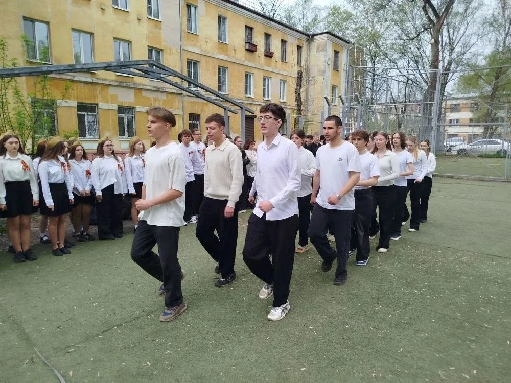🌟Смотр‑конкурс строевой песни, посвящённый 81‑й годовщине Победы в Великой Отечественной войне. 🌟  🇷
