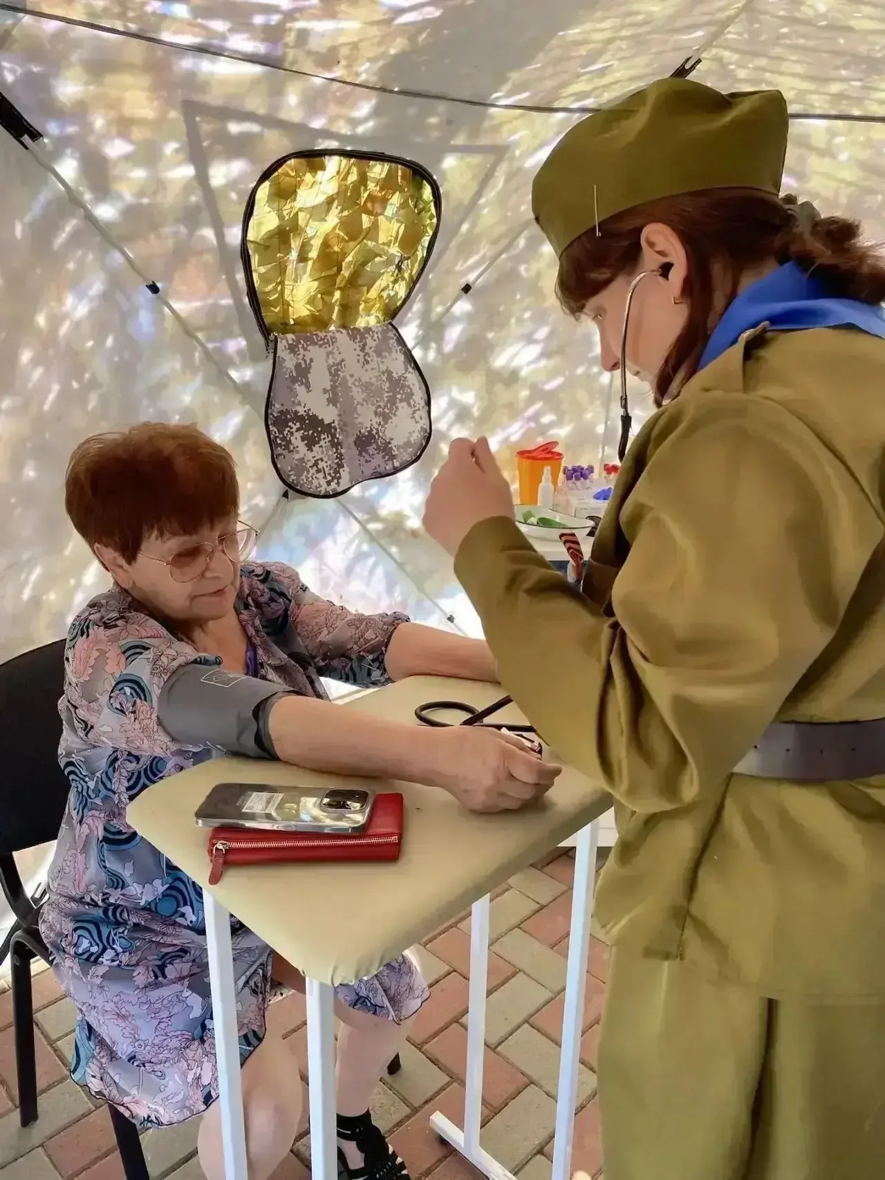 🎖️В селе Летняя Ставка Туркменского МО прошли медицинские мероприятия в рамках празднования Дня Побе